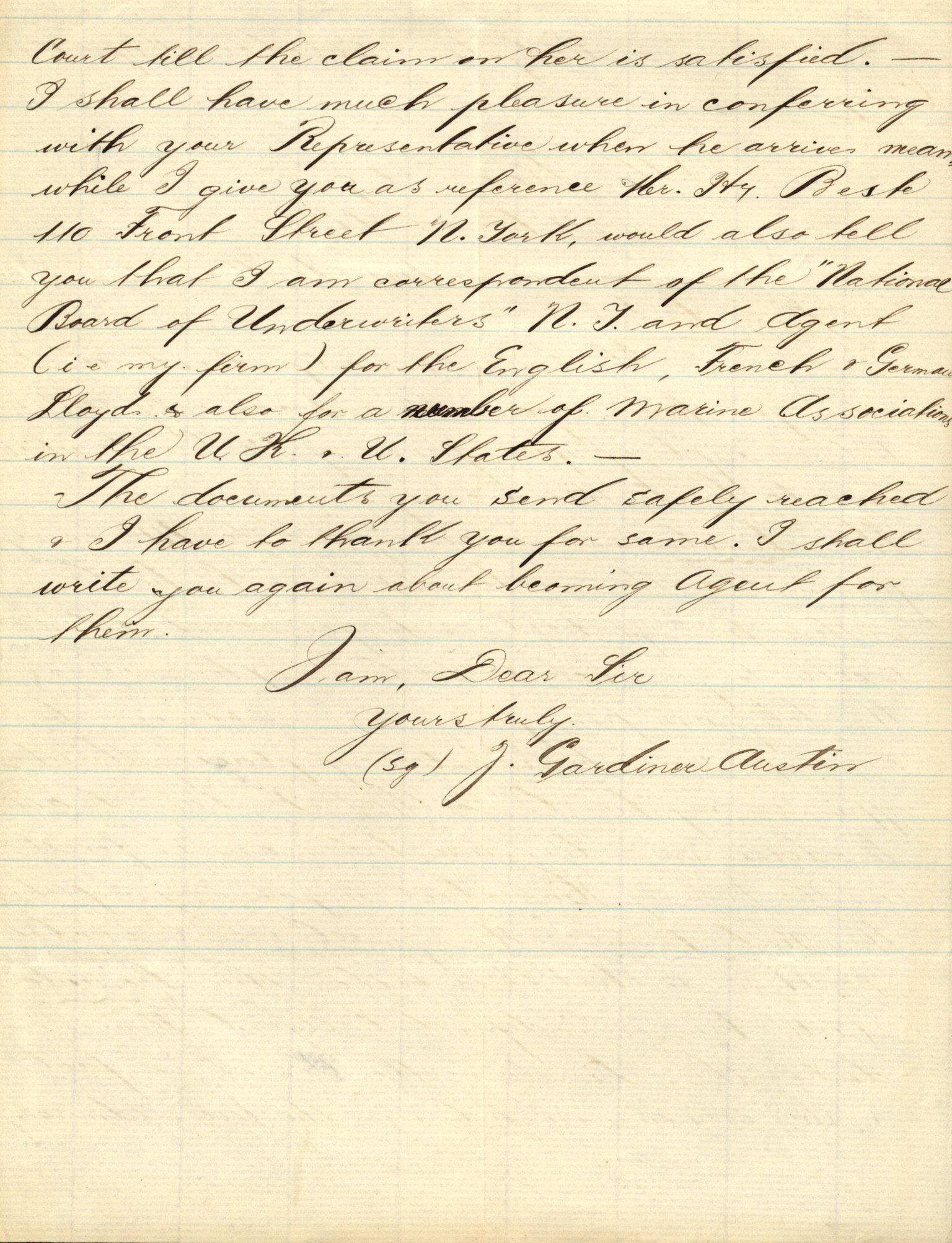 Pa 63 - Østlandske skibsassuranceforening, VEMU/A-1079/G/Ga/L0021/0003: Havaridokumenter / Inga av Drammen, Inga av Sandefjord, Primula, 1888-1889, p. 63