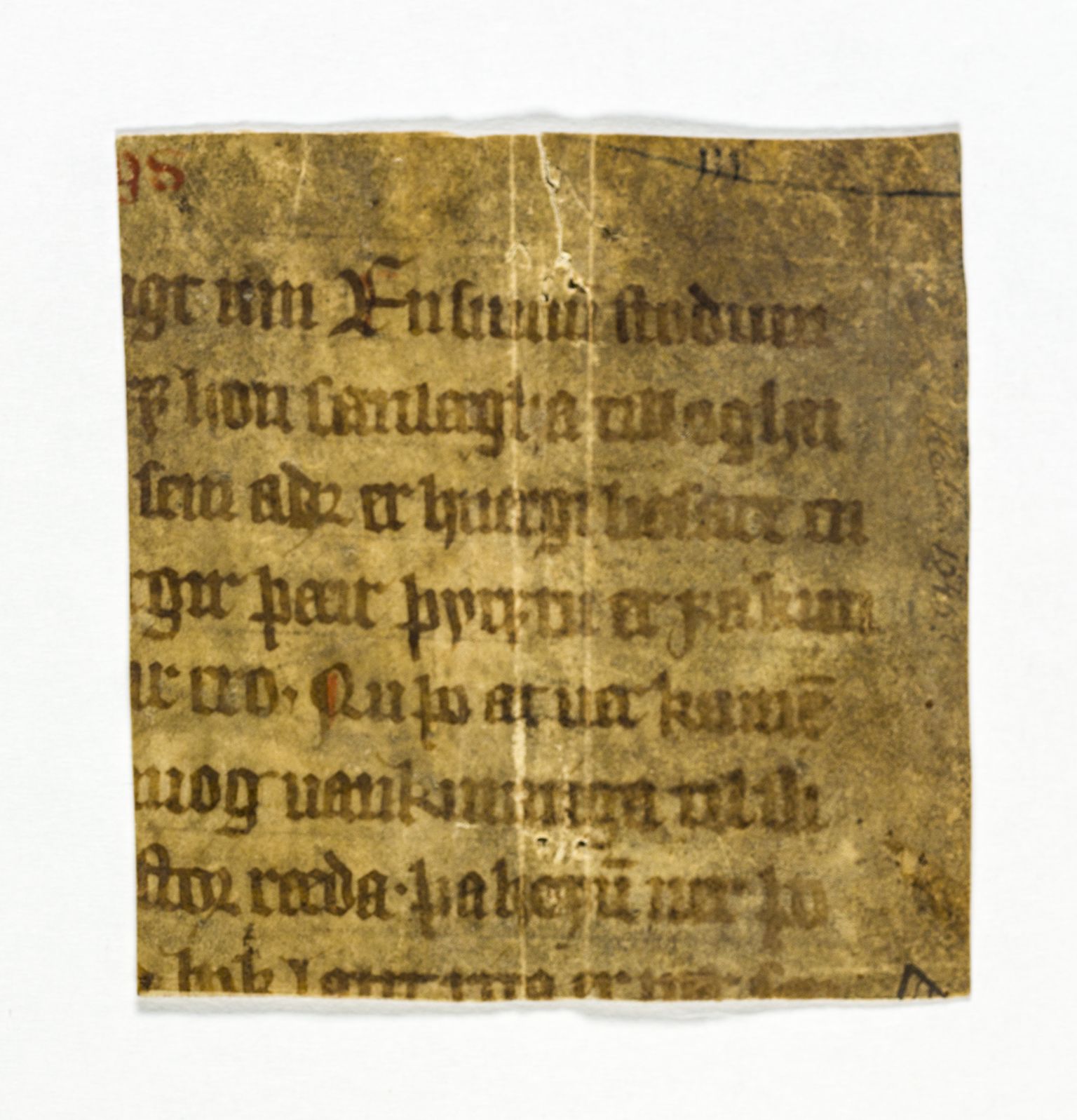 Riksarkivets diplomsamling, AV/RA-EA-5965/F26/L0004: Norrøne membranfragmenter bestand 31-50, 1100-1536, p. 5