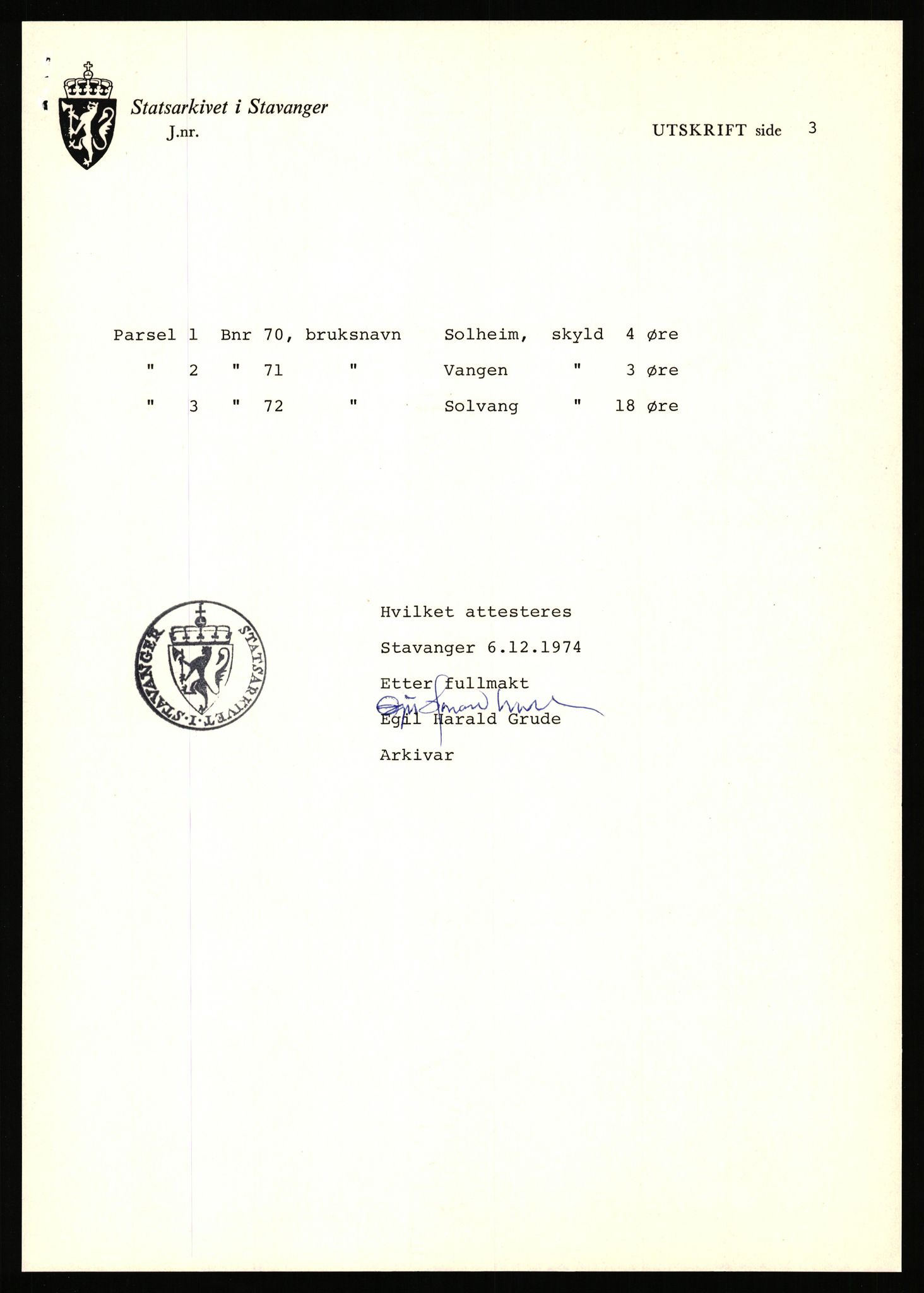 Statsarkivet i Stavanger, SAST/A-101971/03/Y/Yj/L0055: Avskrifter sortert etter gårdsnavn: Lunde nordre - Løining i Elven, 1750-1930, p. 186