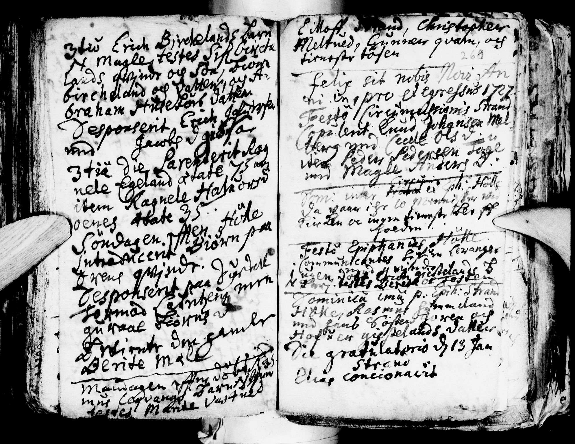 Strand sokneprestkontor, SAST/A-101828/H/Ha/Haa/L0001: Parish register (official) no. A 1, 1702-1745, p. 260