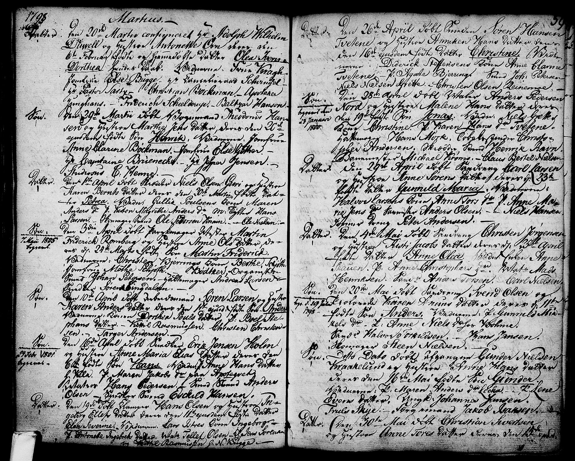 Larvik kirkebøker, SAKO/A-352/G/Ga/L0001: Parish register (copy) no. I 1, 1785-1807, p. 59