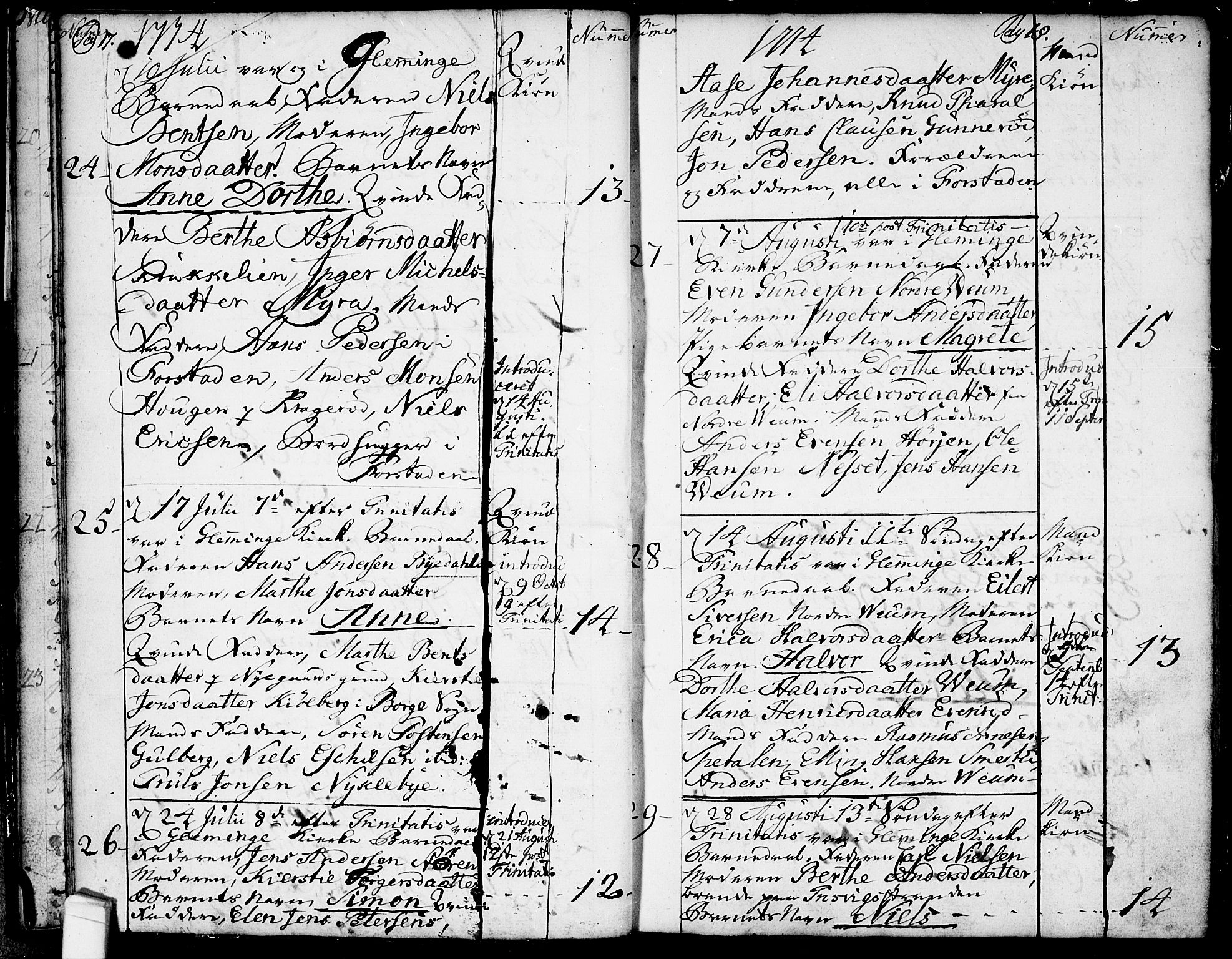 Glemmen prestekontor Kirkebøker, AV/SAO-A-10908/F/Fa/L0002: Parish register (official) no. 2, 1771-1803, p. 17-18