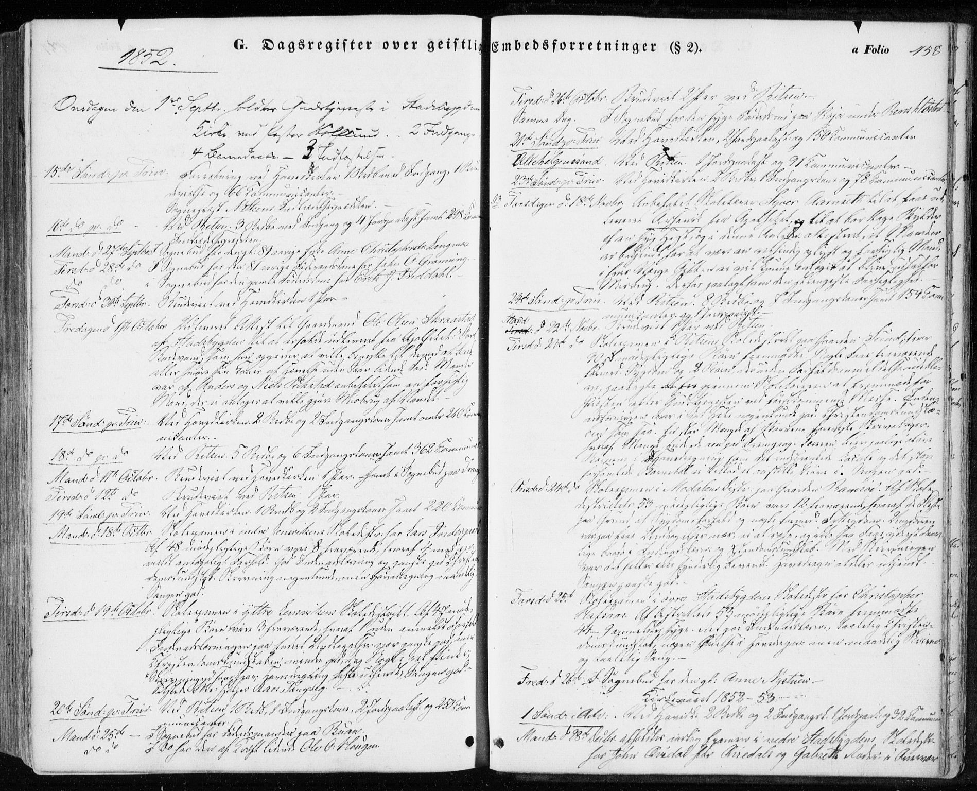 Ministerialprotokoller, klokkerbøker og fødselsregistre - Sør-Trøndelag, SAT/A-1456/646/L0611: Parish register (official) no. 646A09, 1848-1857, p. 458