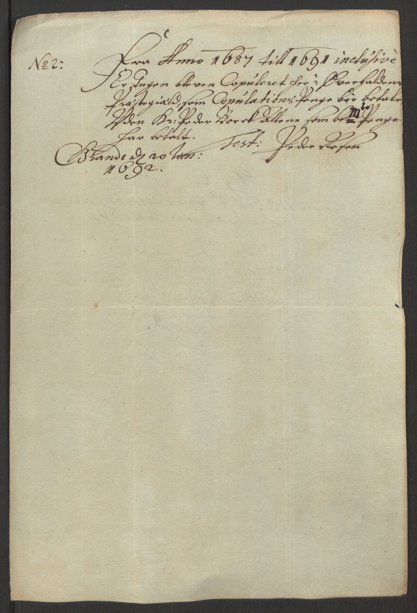 Rentekammeret inntil 1814, Reviderte regnskaper, Fogderegnskap, RA/EA-4092/R64/L4423: Fogderegnskap Namdal, 1690-1691, p. 257