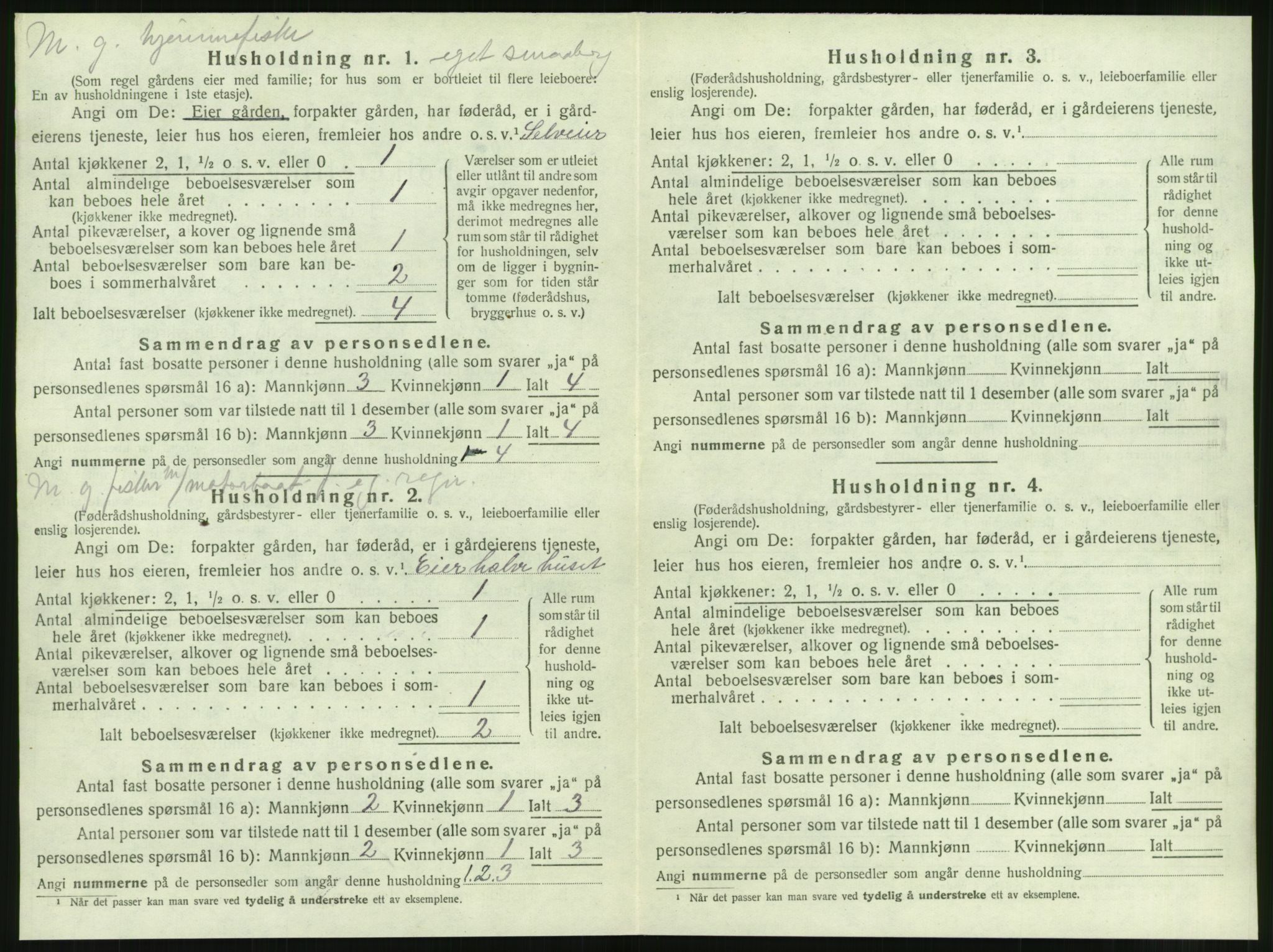 SAT, 1920 census for Brattvær, 1920, p. 183