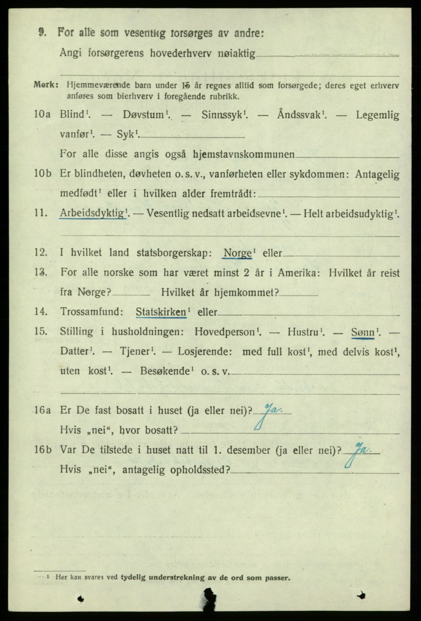 SAB, 1920 census for Kvinnherad, 1920, p. 11879