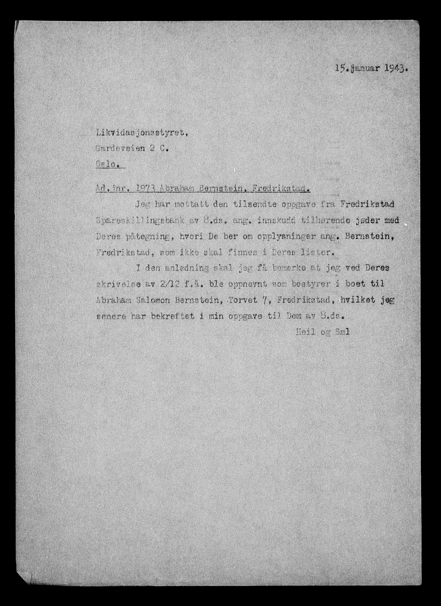 Justisdepartementet, Tilbakeføringskontoret for inndratte formuer, AV/RA-S-1564/H/Hc/Hcd/L0991: --, 1945-1947, p. 270