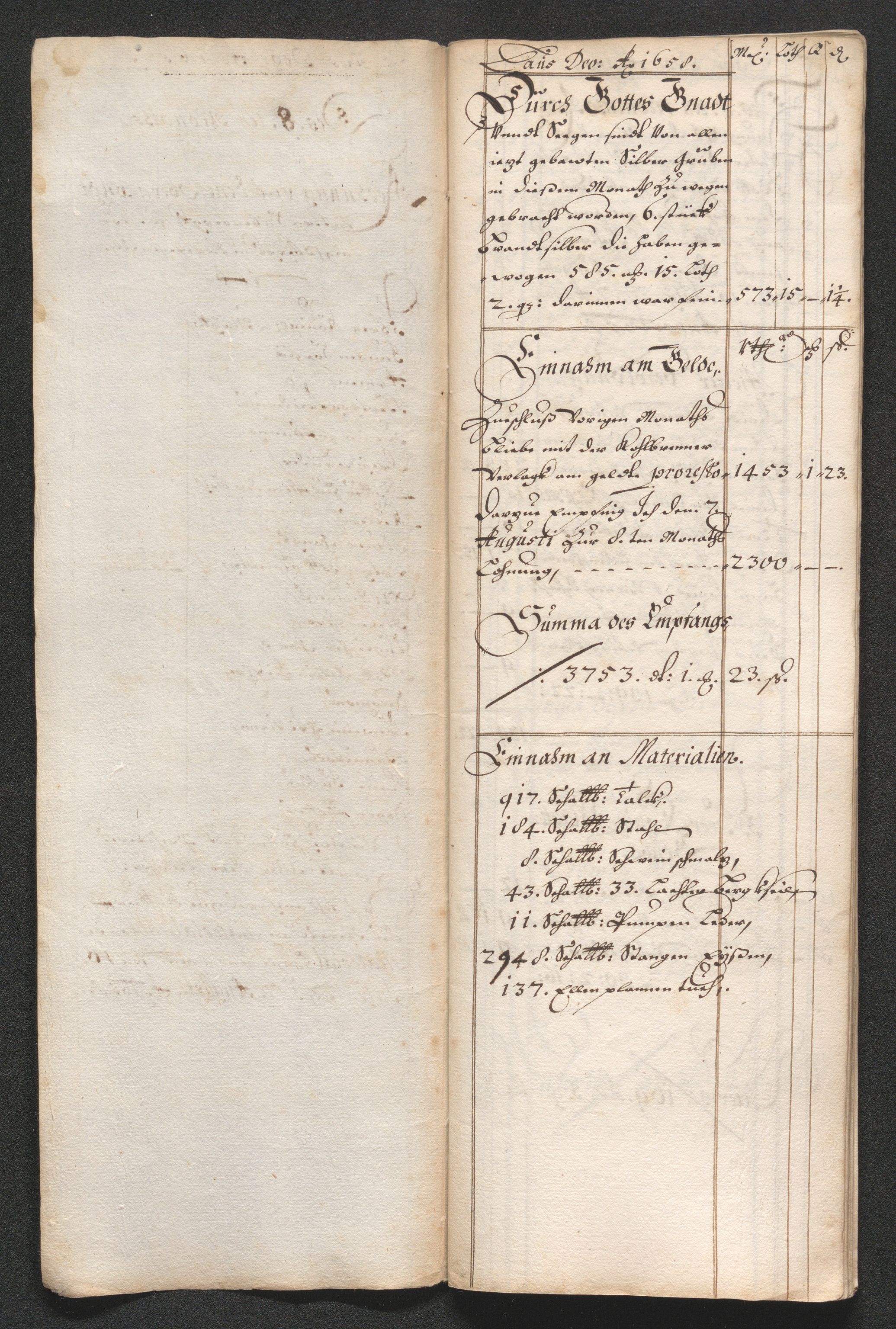 Kongsberg Sølvverk 1623-1816, AV/SAKO-EA-3135/001/D/Dc/Dcd/L0033: Utgiftsregnskap for gruver m.m. , 1658, p. 415