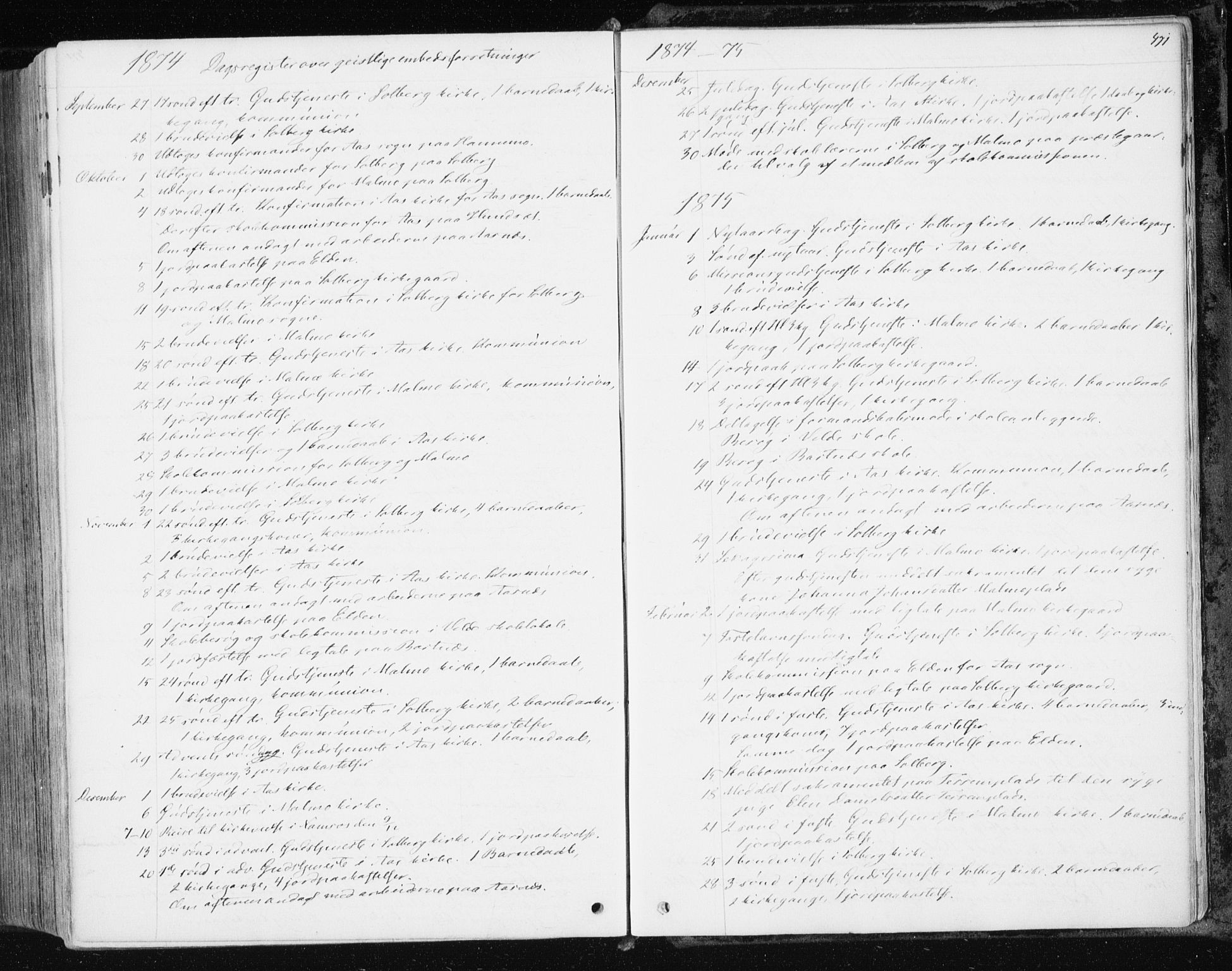 Ministerialprotokoller, klokkerbøker og fødselsregistre - Nord-Trøndelag, SAT/A-1458/741/L0394: Parish register (official) no. 741A08, 1864-1877, p. 471