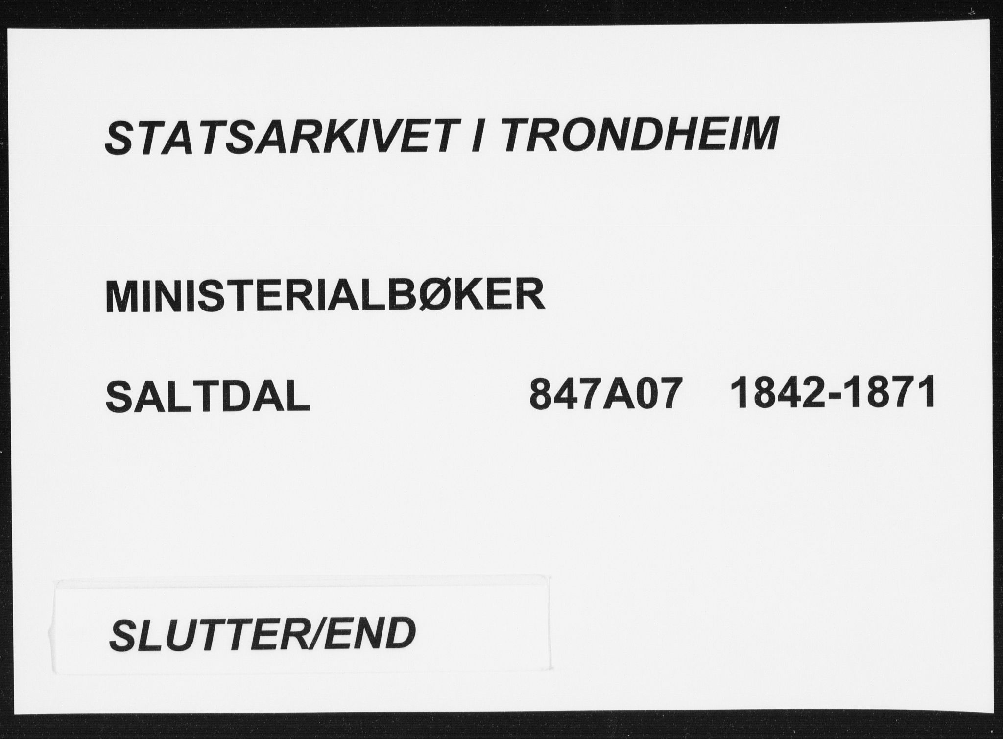 Ministerialprotokoller, klokkerbøker og fødselsregistre - Nordland, SAT/A-1459/847/L0667: Parish register (official) no. 847A07, 1842-1871