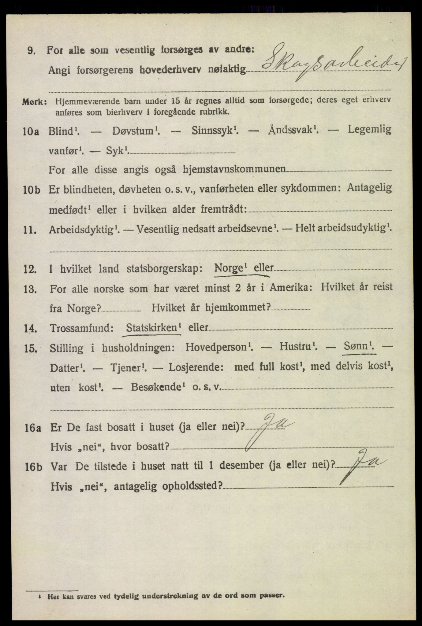 SAH, 1920 census for Stor-Elvdal, 1920, p. 9667