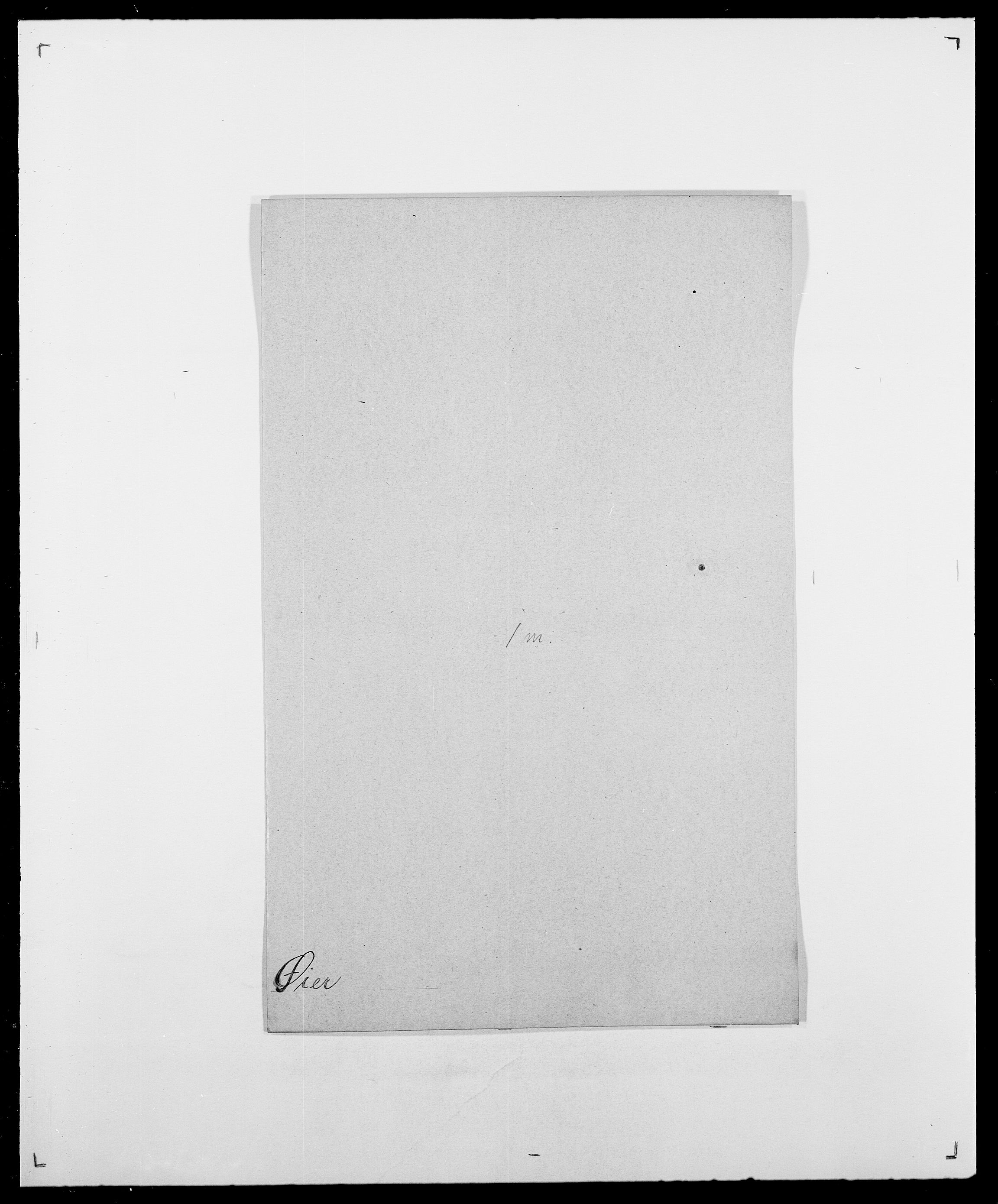 Delgobe, Charles Antoine - samling, AV/SAO-PAO-0038/D/Da/L0043: Wulfsberg - v. Zanten, p. 291