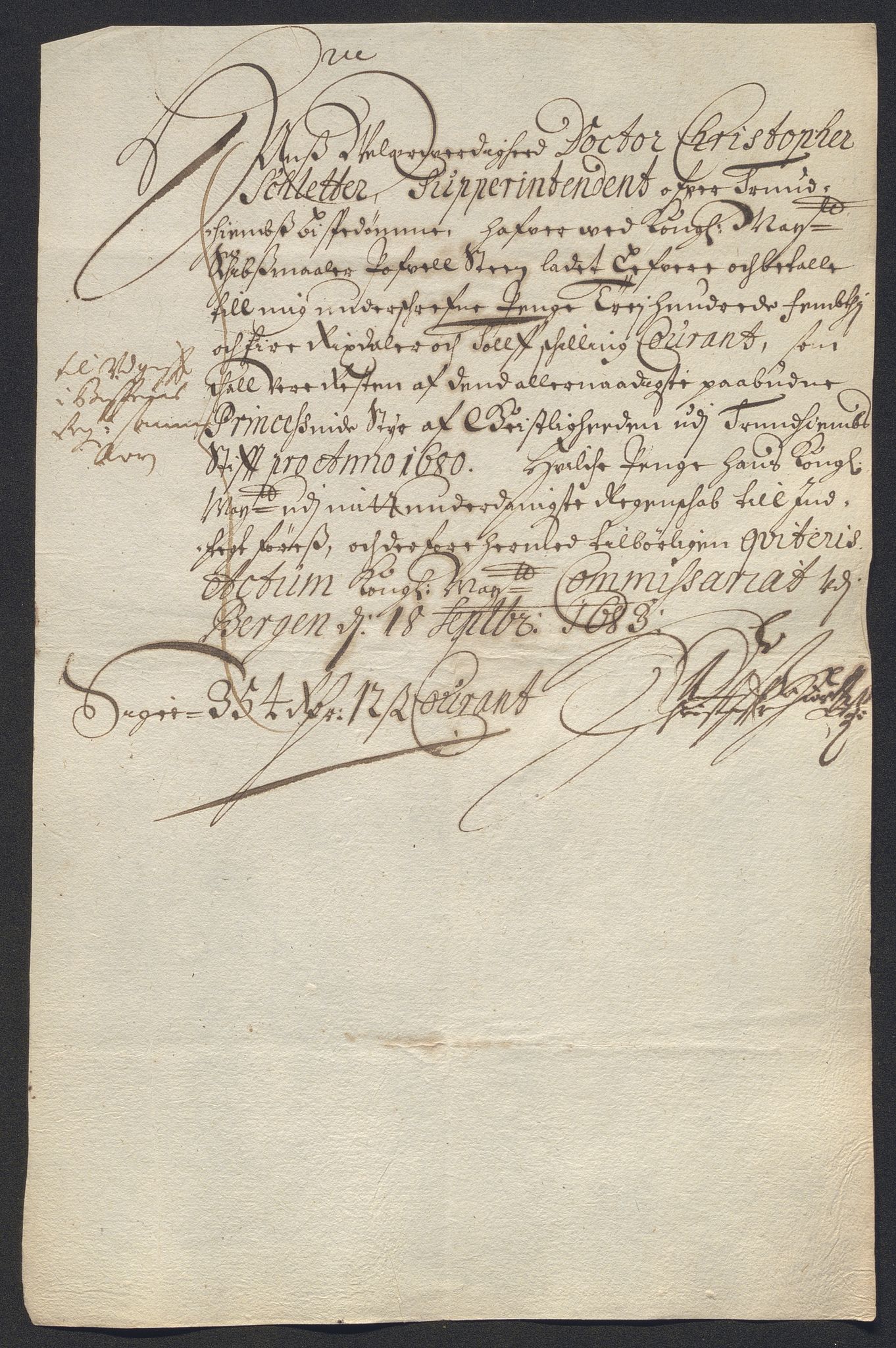 Rentekammeret inntil 1814, Reviderte regnskaper, Kirkeregnskap, AV/RA-EA-4067/Rf/L0129: Kirkeregnskap, 1625-1684, p. 608