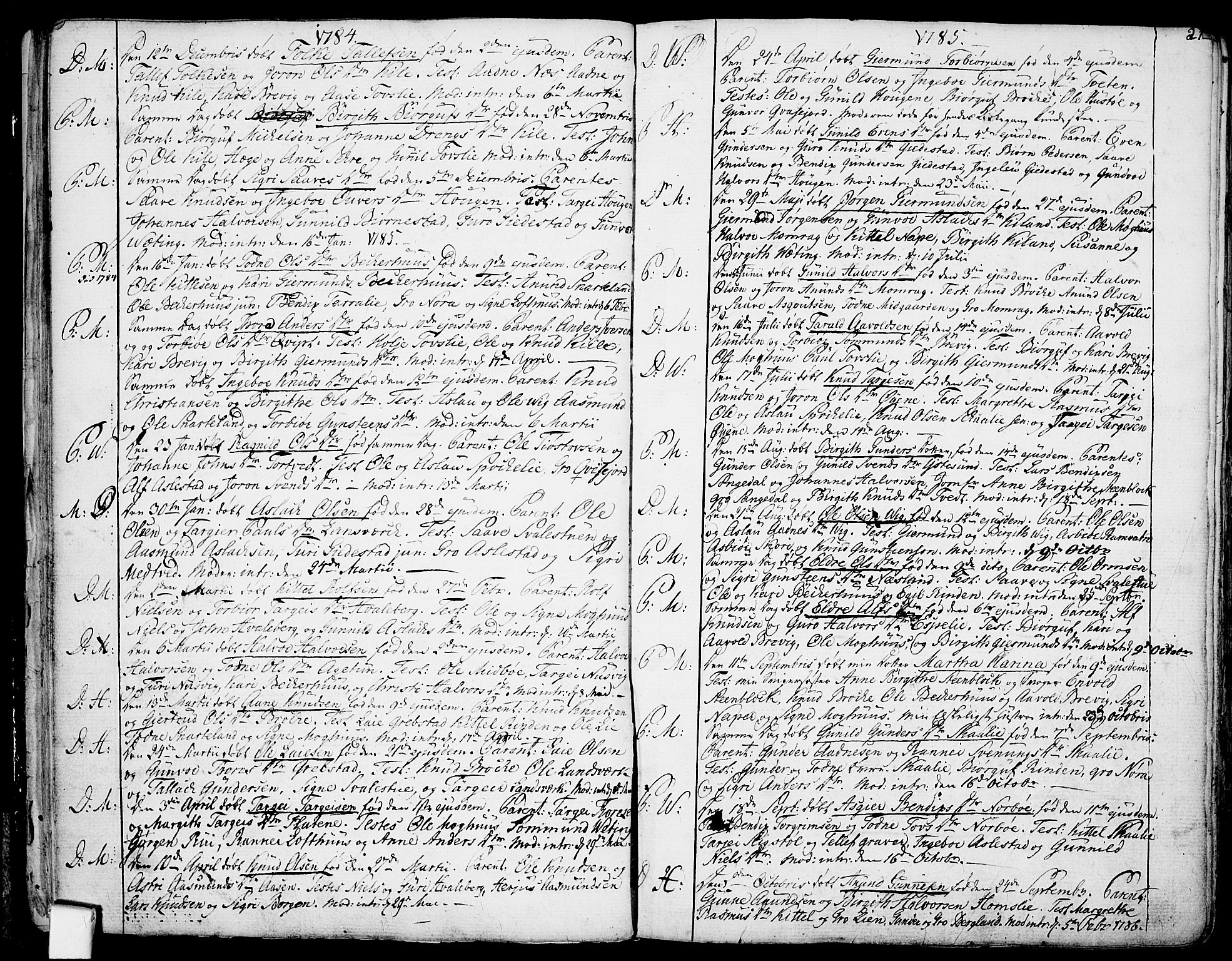 Fyresdal kirkebøker, SAKO/A-263/F/Fa/L0002: Parish register (official) no. I 2, 1769-1814, p. 21