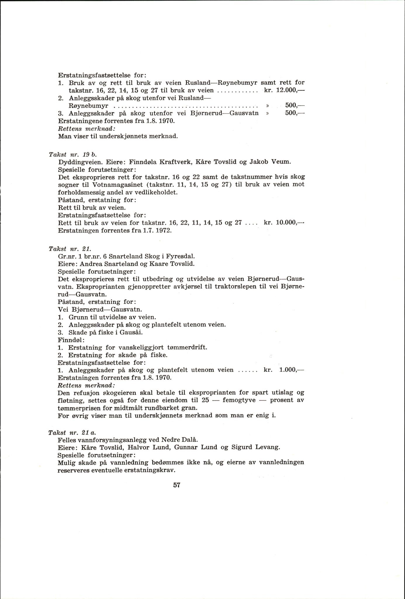 Vest-Telemark sorenskriveri, AV/SAKO-A-134/F/Fo/Fob/L0004: Skjønn/rettsbøker for kraftutbygging/veg, 1973-1989, p. 59