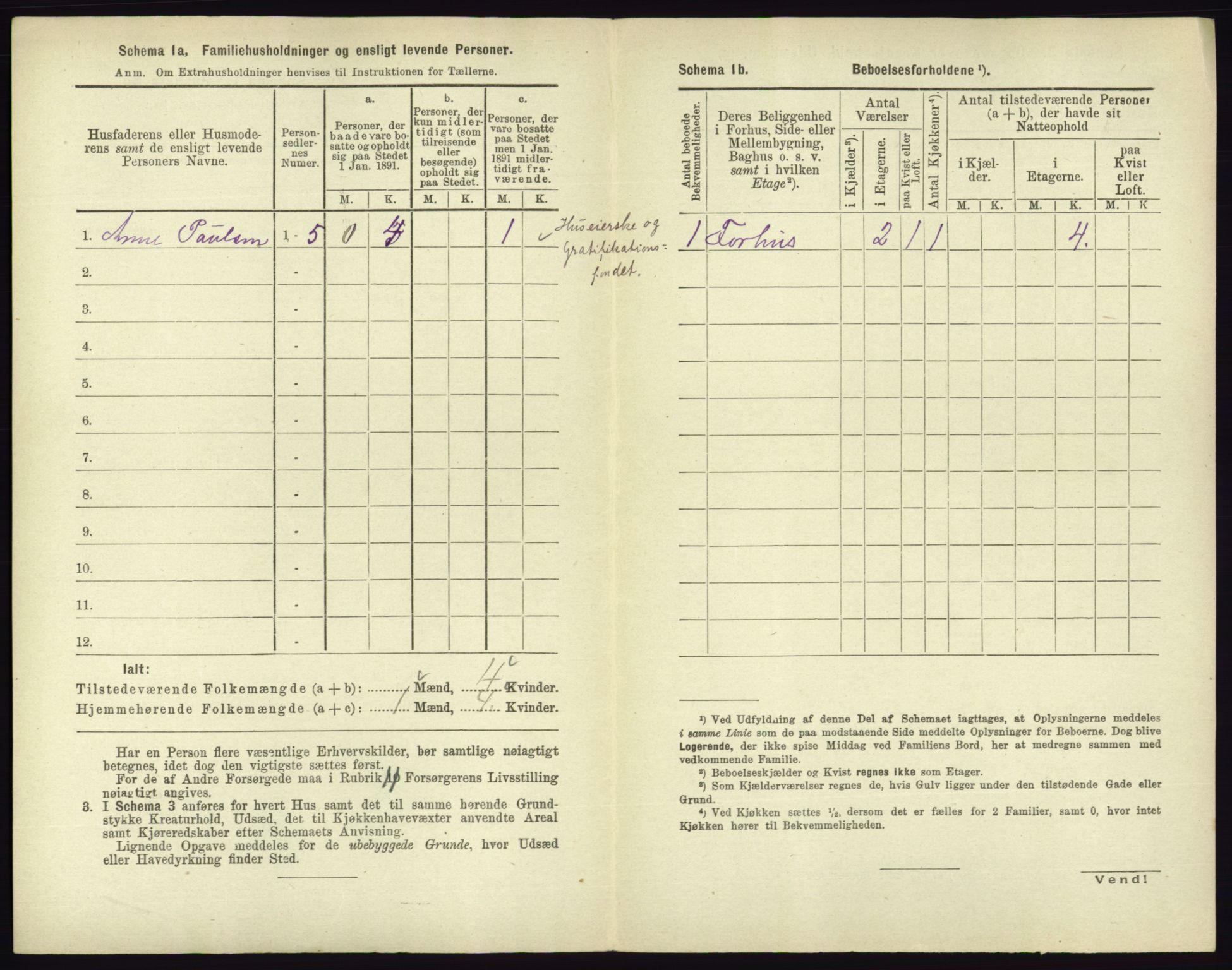 RA, 1891 census for 0703 Horten, 1891, p. 300