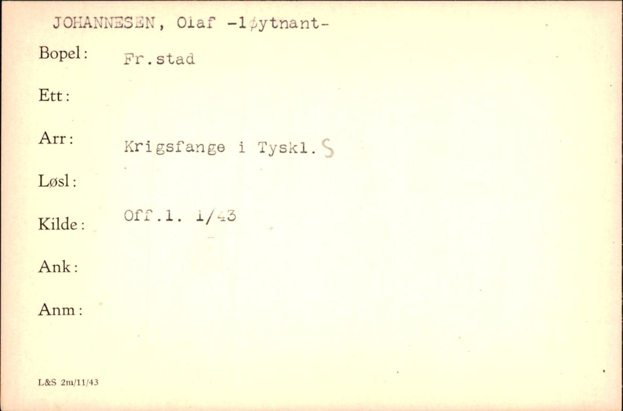 Forsvaret, Forsvarets krigshistoriske avdeling, AV/RA-RAFA-2017/Y/Yf/L0200: II-C-11-2102  -  Norske krigsfanger i Tyskland, 1940-1945, p. 525