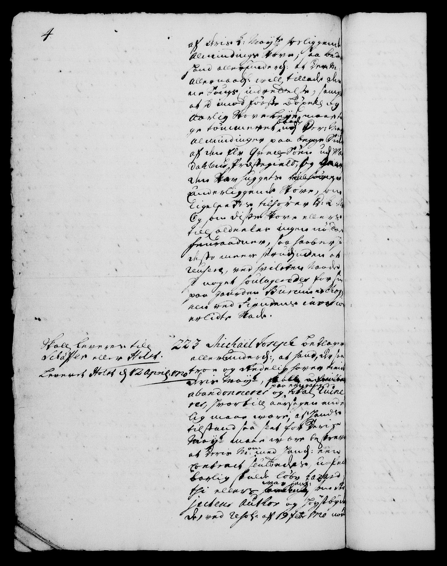 Rentekammeret, Kammerkanselliet, RA/EA-3111/G/Gh/Gha/L0001: Norsk ekstraktmemorialprotokoll, sak. 1-375 (merket RK 53.46), 1720, p. 4