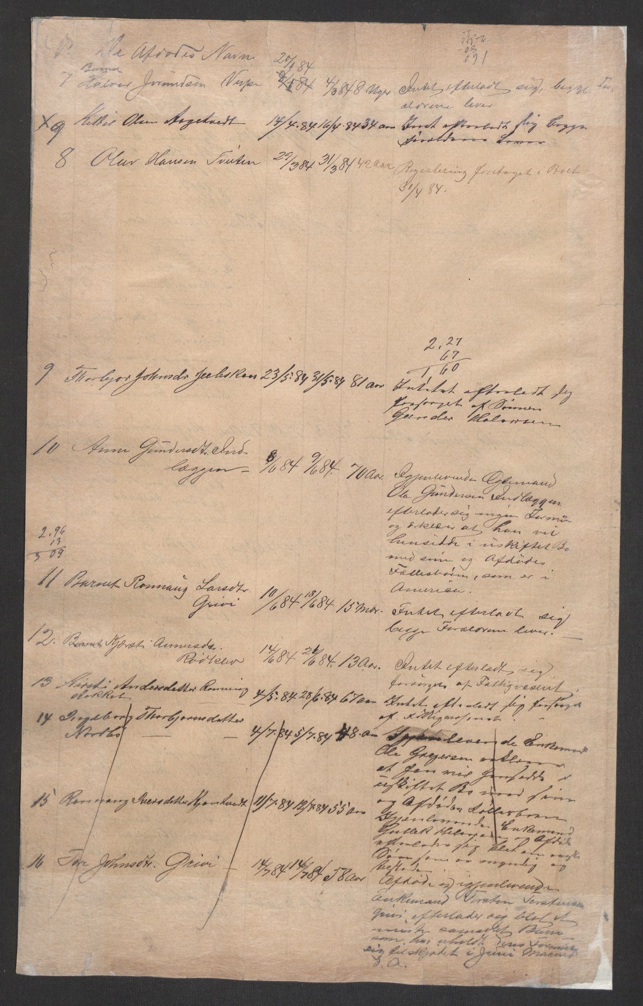 Bø lensmannskontor, SAKO/A-553/H/Ha/L0001: Dødsfallsprotokoll, 1836-1889