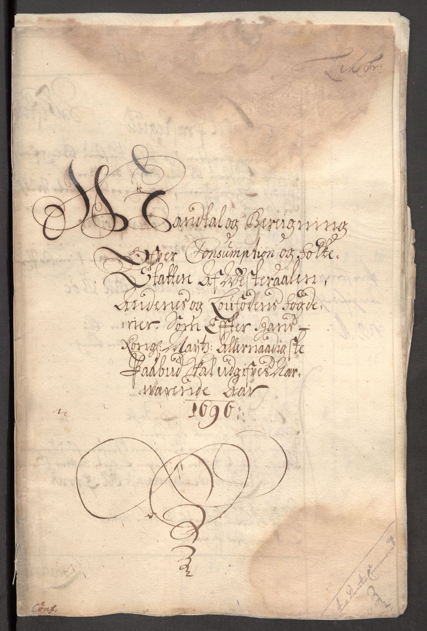 Rentekammeret inntil 1814, Reviderte regnskaper, Fogderegnskap, AV/RA-EA-4092/R67/L4678: Fogderegnskap Vesterålen, Andenes og Lofoten, 1696-1708, p. 66