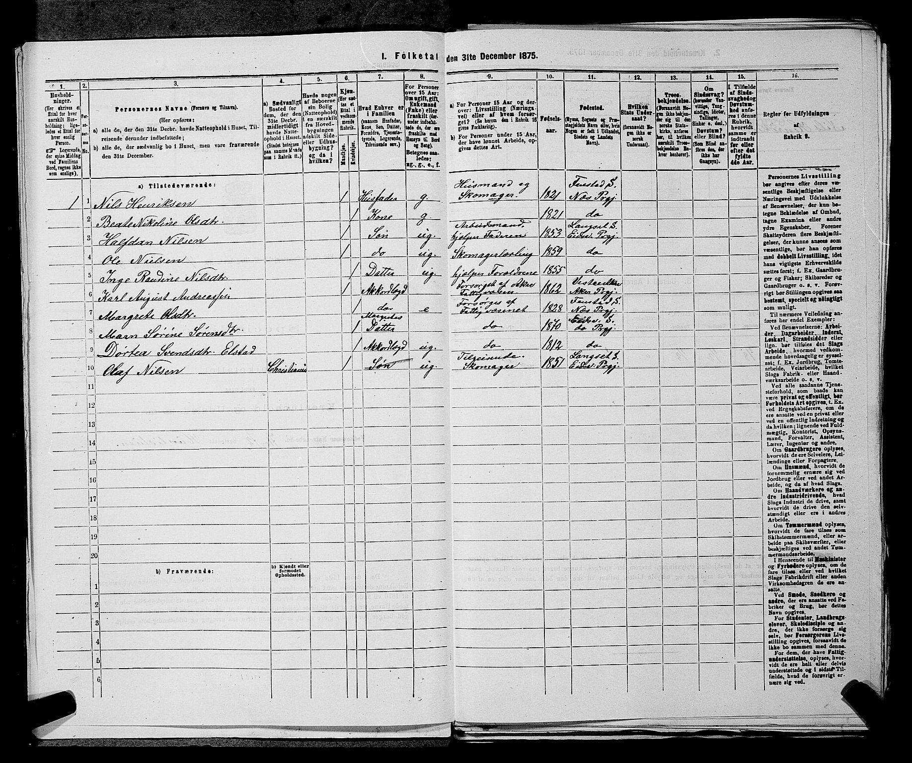 RA, 1875 census for 0237P Eidsvoll, 1875, p. 479