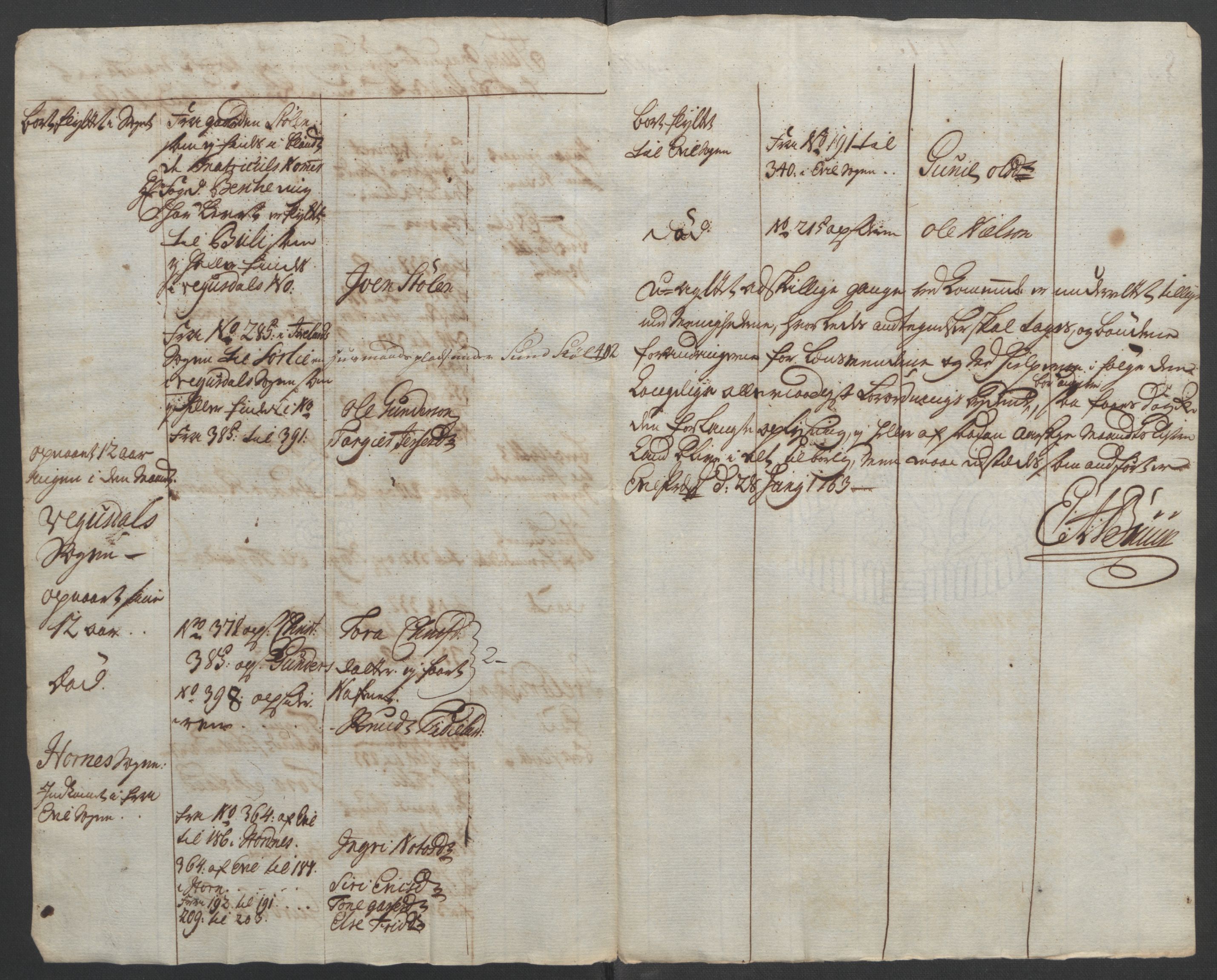 Rentekammeret inntil 1814, Reviderte regnskaper, Fogderegnskap, AV/RA-EA-4092/R40/L2517: Ekstraskatten Råbyggelag, 1762-1763, p. 386