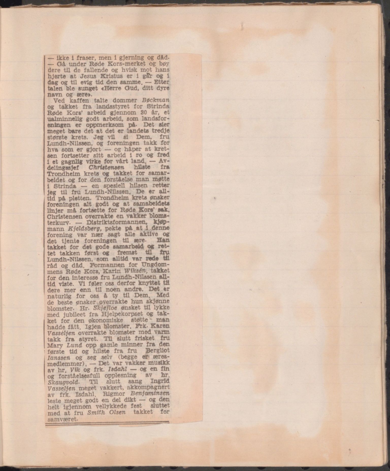 Trondheim Røde Kors, TRKO/PA-1204/A/Ab/L0004: Dagbok for Strinda Røde Kors, 1926-1952, p. 327