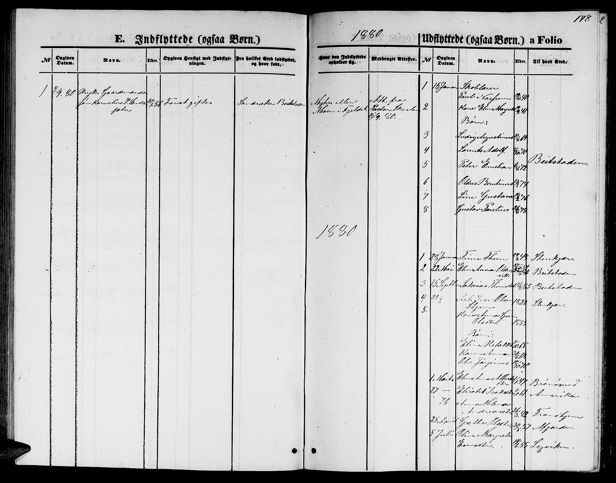 Ministerialprotokoller, klokkerbøker og fødselsregistre - Nord-Trøndelag, SAT/A-1458/744/L0422: Parish register (copy) no. 744C01, 1871-1885, p. 178