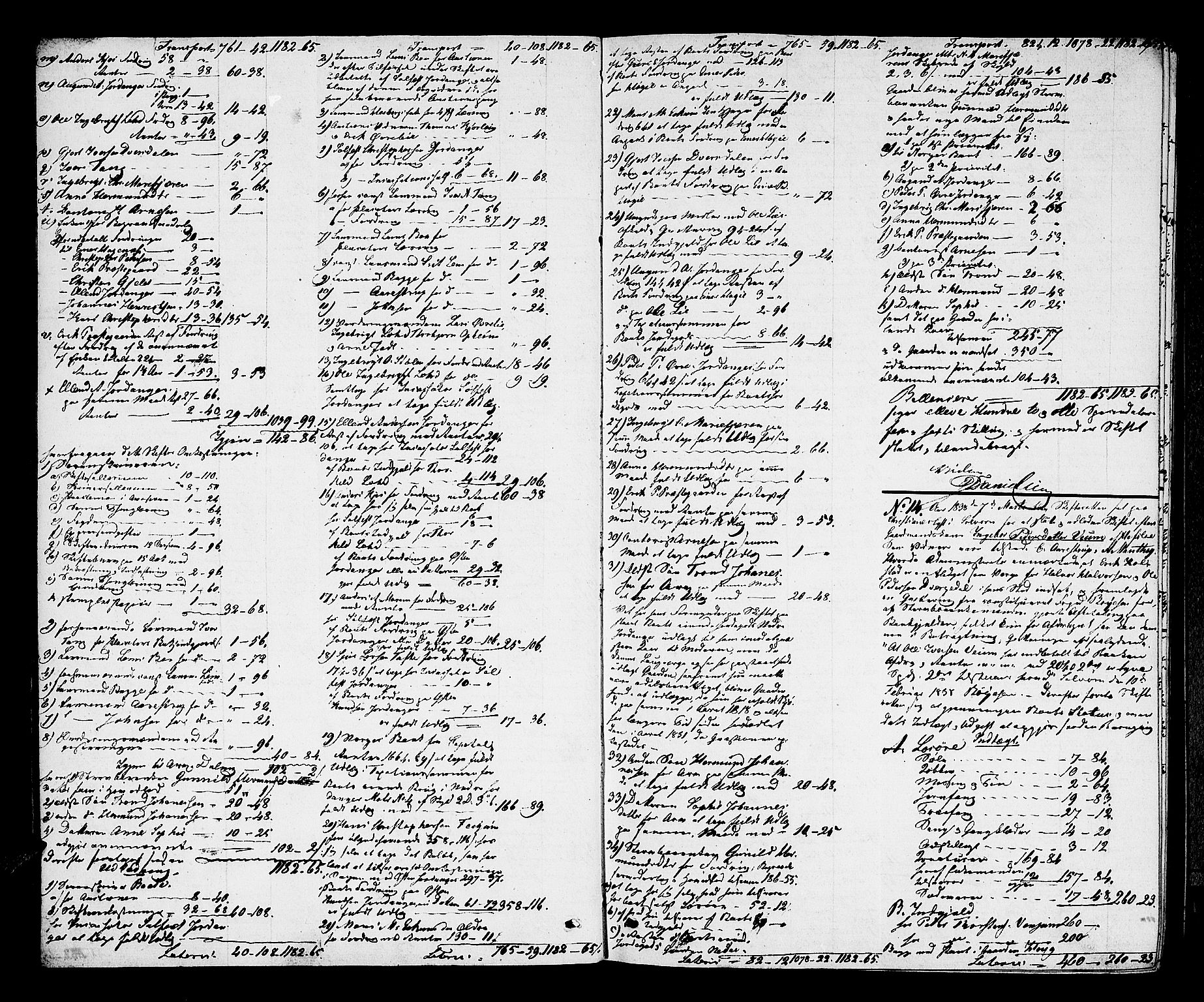Indre Sogn tingrett, AV/SAB-A-3301/1/H/Hd/L0001: Skifteutlodningsprotokoll 1, 1838-1846, p. 8b-9a