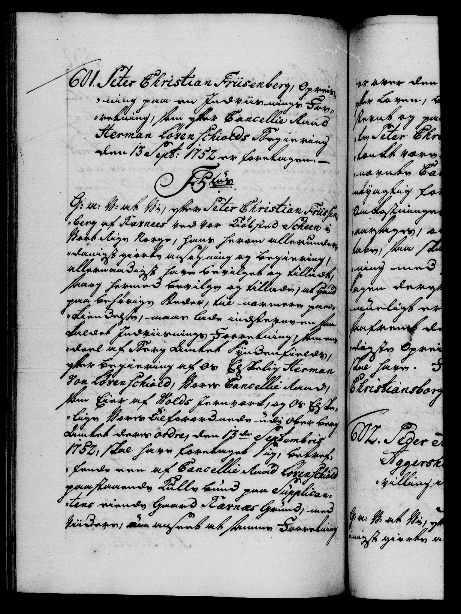 Danske Kanselli 1572-1799, AV/RA-EA-3023/F/Fc/Fca/Fcaa/L0038: Norske registre, 1753-1754, p. 534b