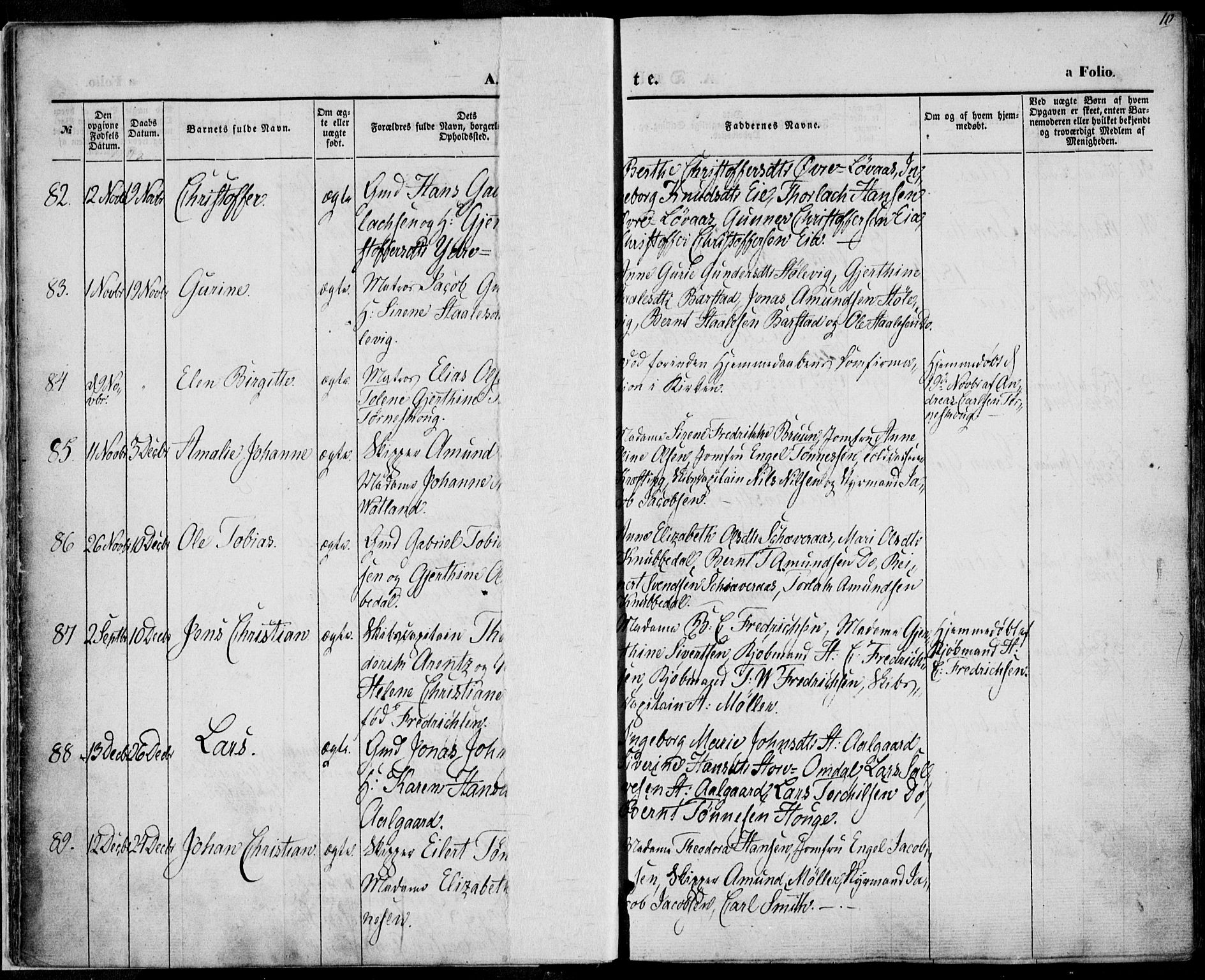 Sokndal sokneprestkontor, AV/SAST-A-101808: Parish register (official) no. A 8.1, 1842-1857, p. 10