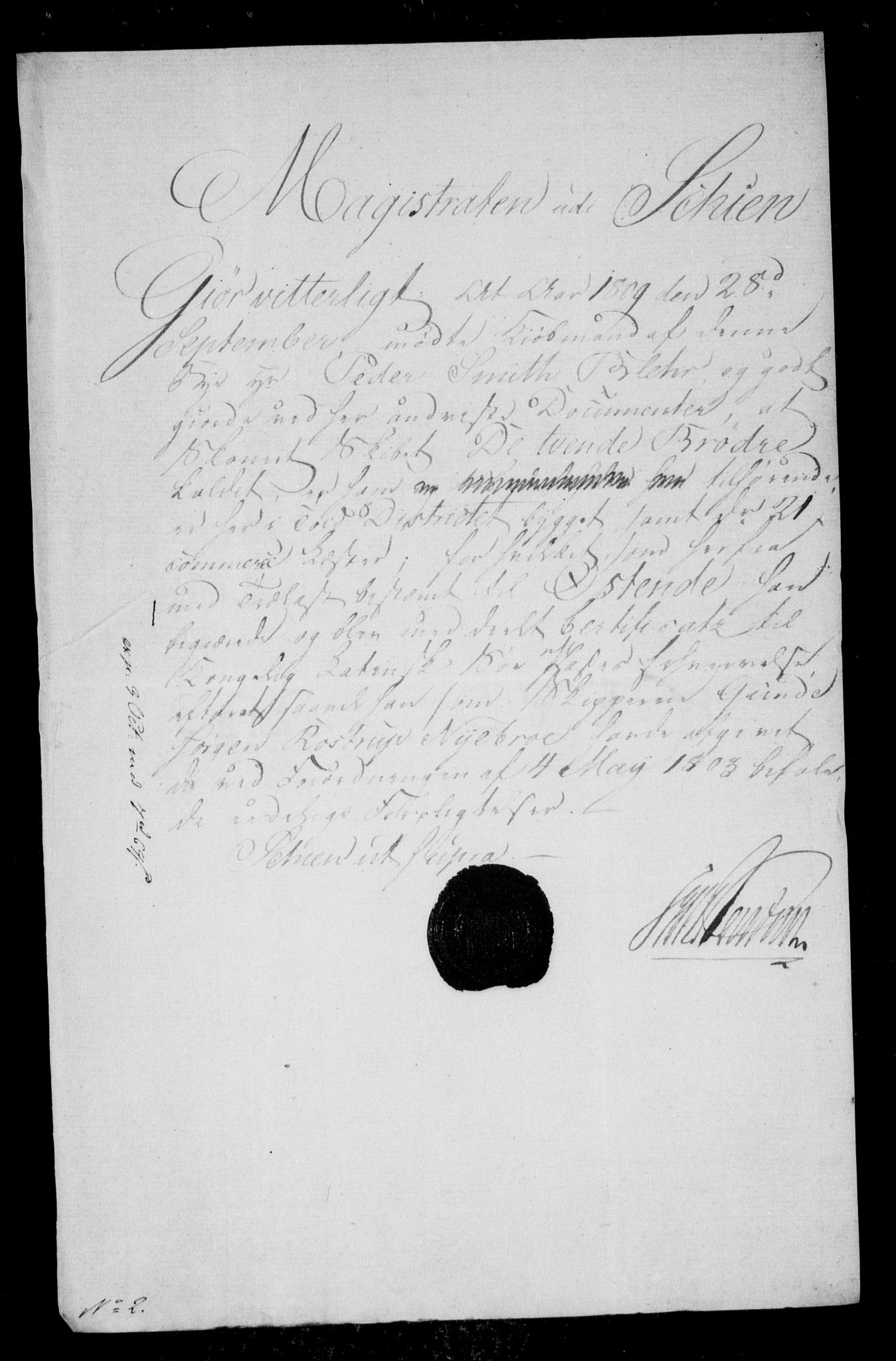 Danske Kanselli, Skapsaker, AV/RA-EA-4061/F/L0052: Skap 13, pakke 2, 1809-1810, p. 229