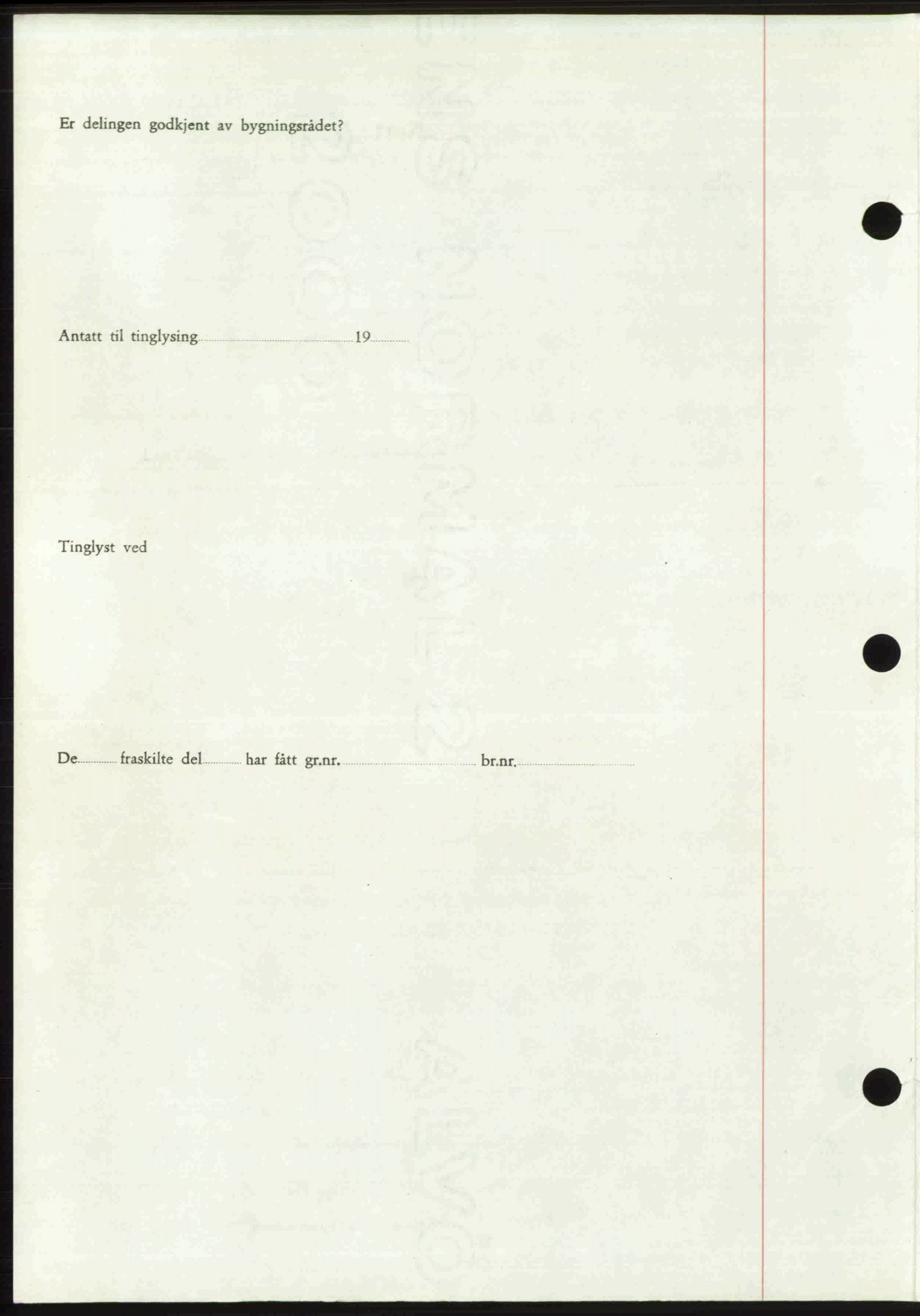 Toten tingrett, SAH/TING-006/H/Hb/Hbc/L0020: Mortgage book no. Hbc-20, 1948-1948, Diary no: : 3493/1948