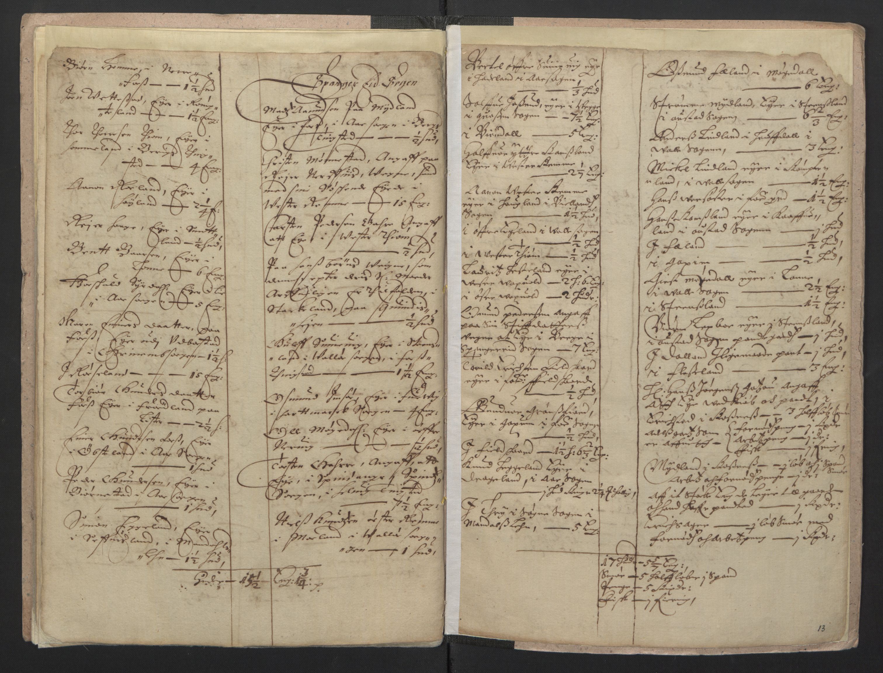 Rentekammeret inntil 1814, Realistisk ordnet avdeling, AV/RA-EA-4070/L/L0022/0005: Agder lagdømme: / Odelsjordebok. Lista len, 1661, p. 12b-13a