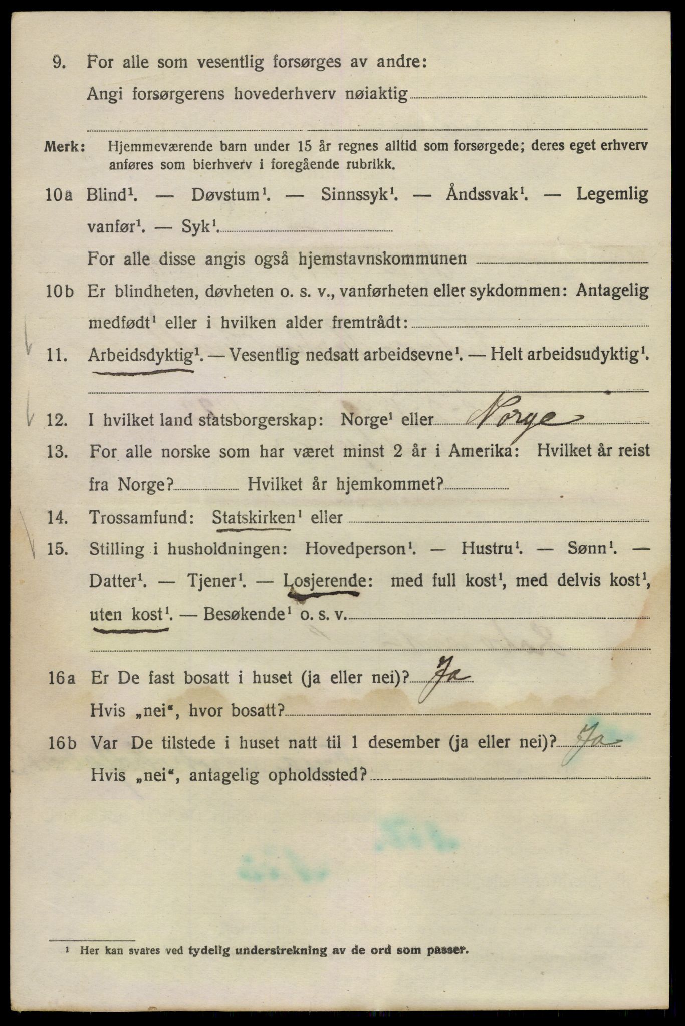 SAO, 1920 census for Kristiania, 1920, p. 660152