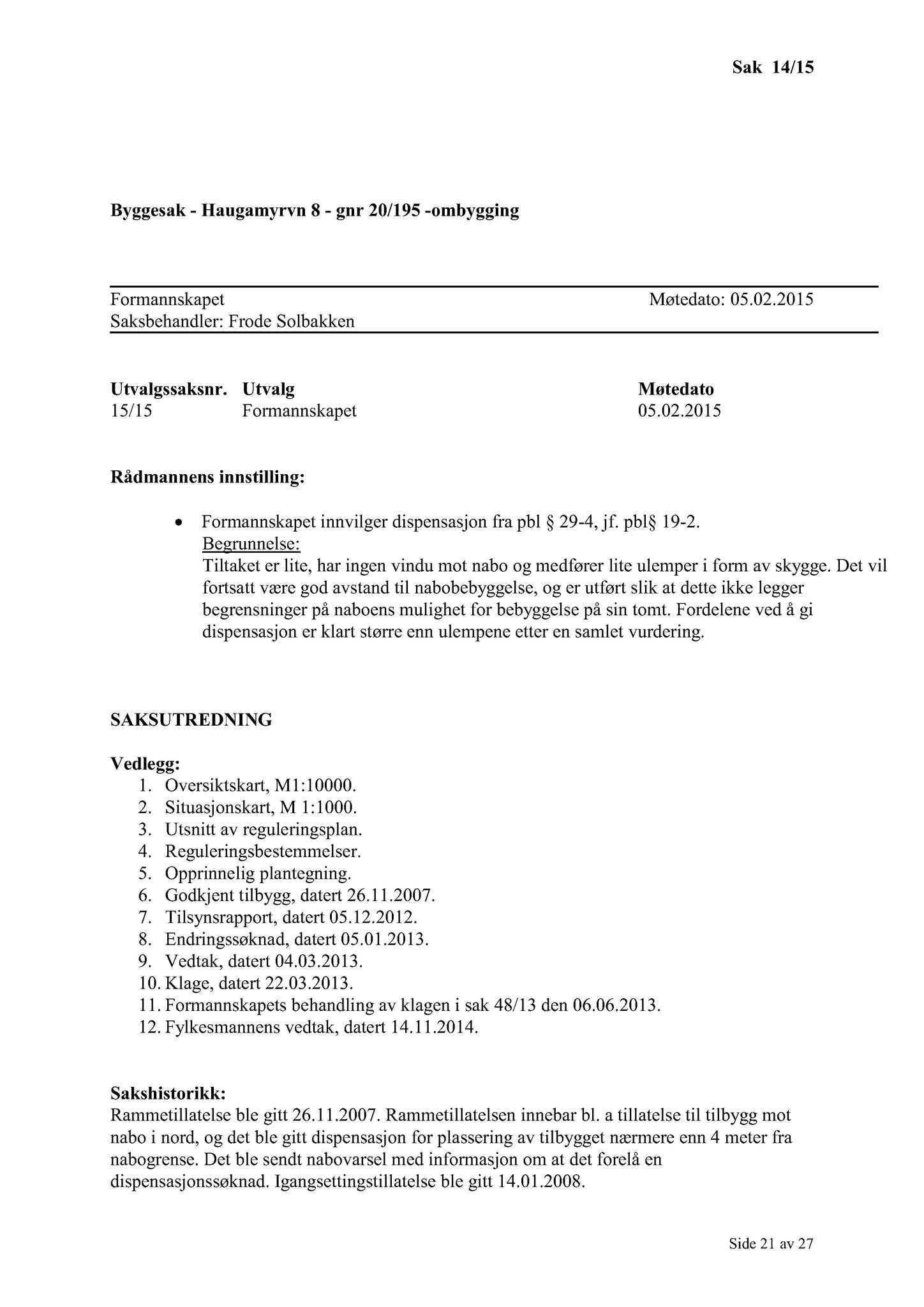 Klæbu Kommune, TRKO/KK/02-FS/L008: Formannsskapet - Møtedokumenter, 2015, p. 240