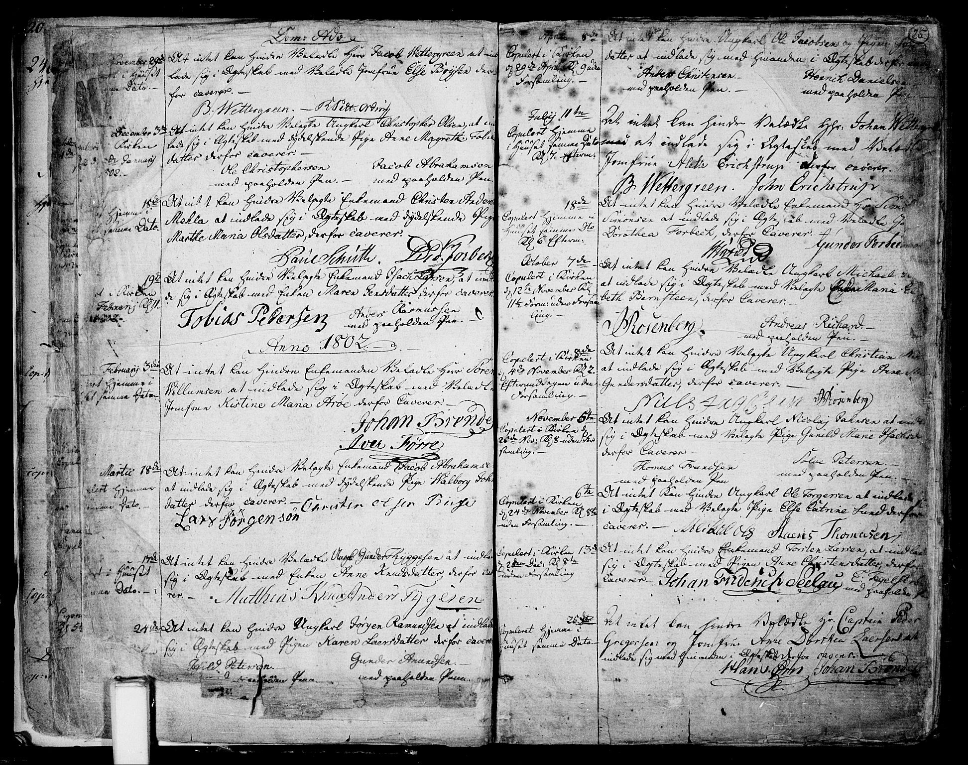 Skien kirkebøker, SAKO/A-302/F/Fa/L0004: Parish register (official) no. 4, 1792-1814, p. 24-25