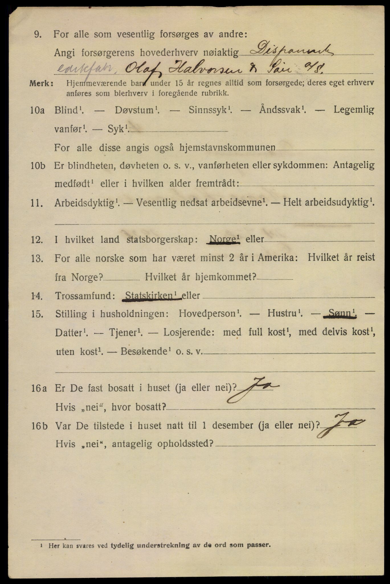 SAKO, 1920 census for Drammen, 1920, p. 18352