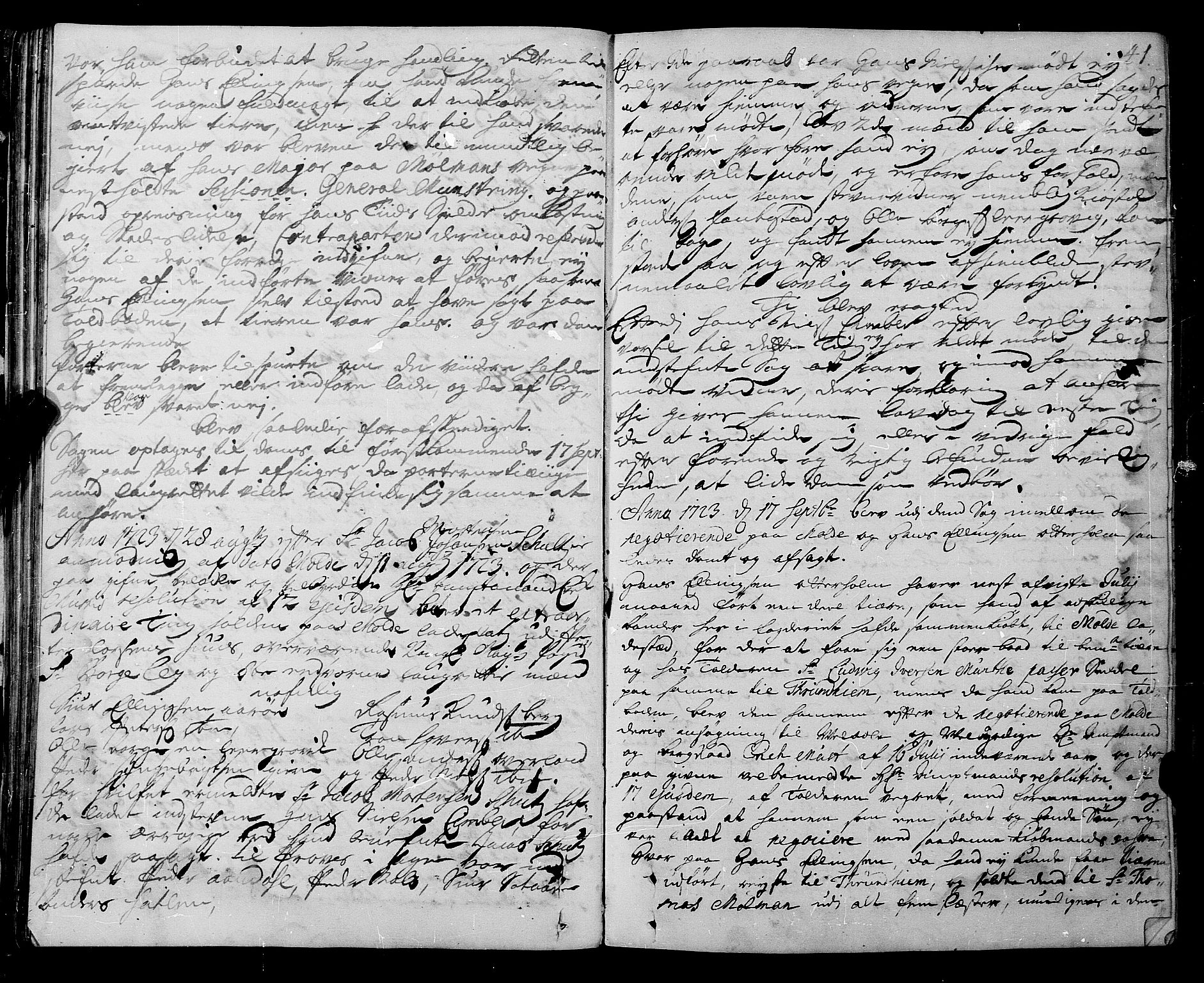 Romsdal sorenskriveri, SAT/A-4149/1/1/1A/L0009: Tingbok, 1722-1728, p. 40b-41a