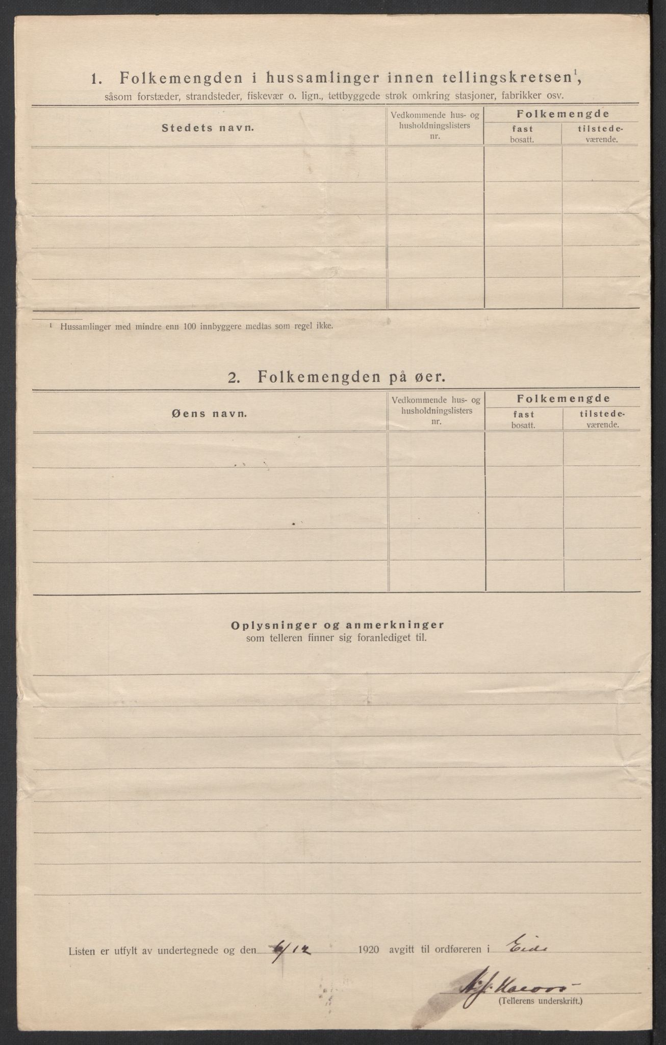 SAT, 1920 census for Eid (MR), 1920, p. 14