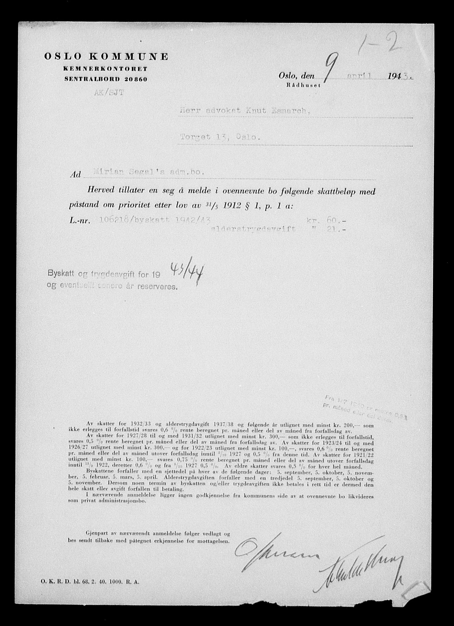 Justisdepartementet, Tilbakeføringskontoret for inndratte formuer, RA/S-1564/H/Hc/Hcc/L0979: --, 1945-1947, p. 587