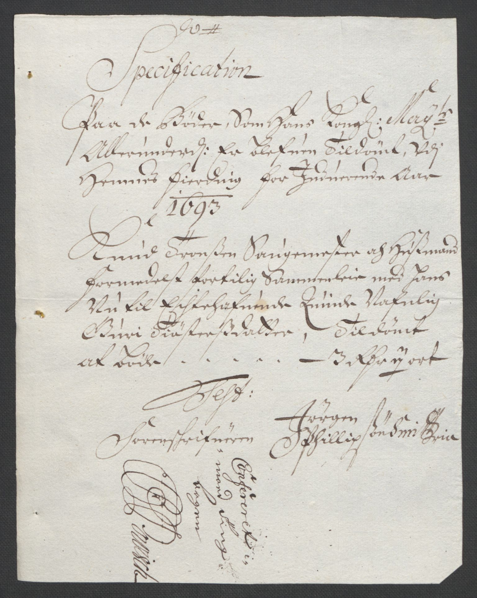 Rentekammeret inntil 1814, Reviderte regnskaper, Fogderegnskap, AV/RA-EA-4092/R47/L2856: Fogderegnskap Ryfylke, 1689-1693, p. 609