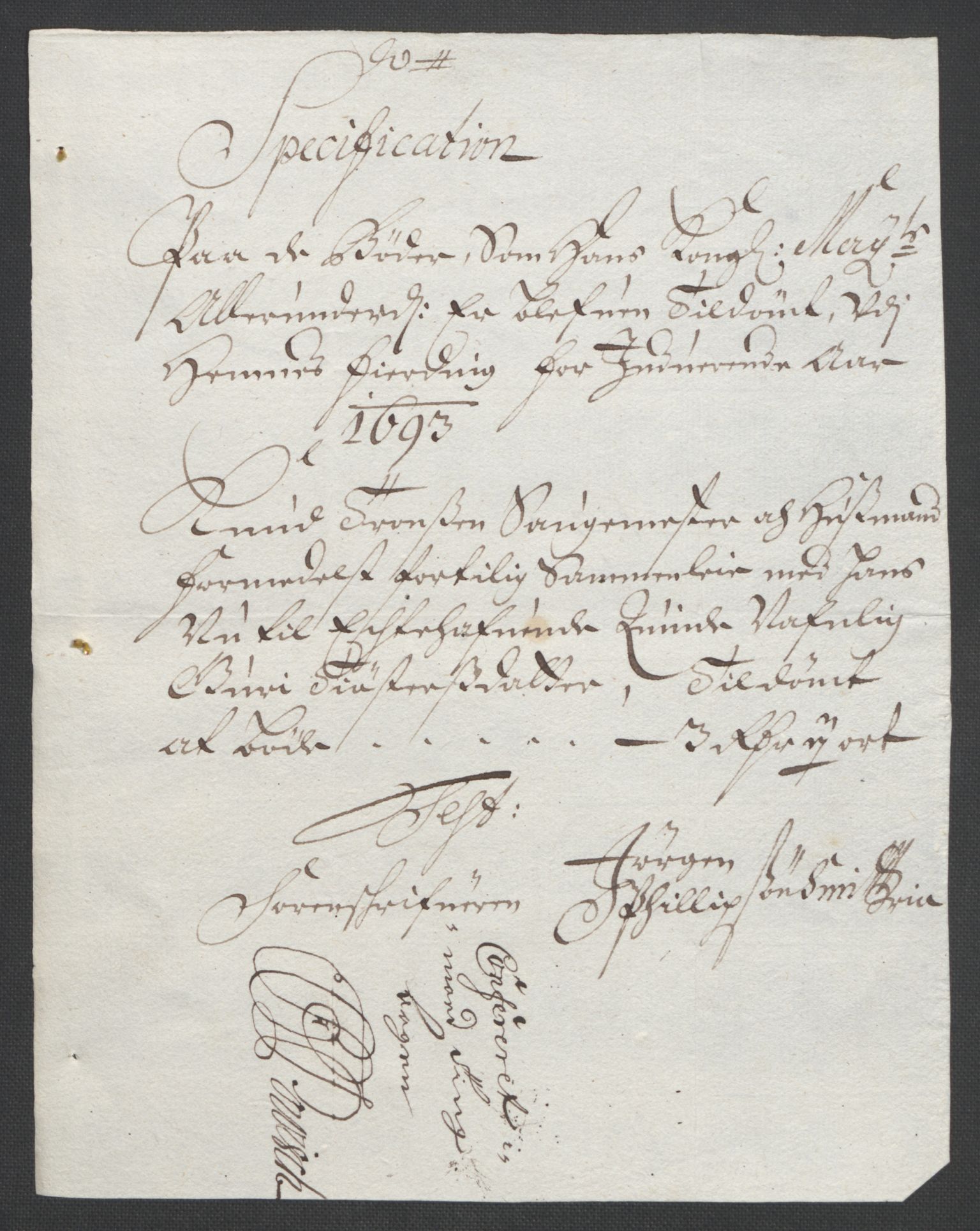 Rentekammeret inntil 1814, Reviderte regnskaper, Fogderegnskap, RA/EA-4092/R47/L2856: Fogderegnskap Ryfylke, 1689-1693, p. 609