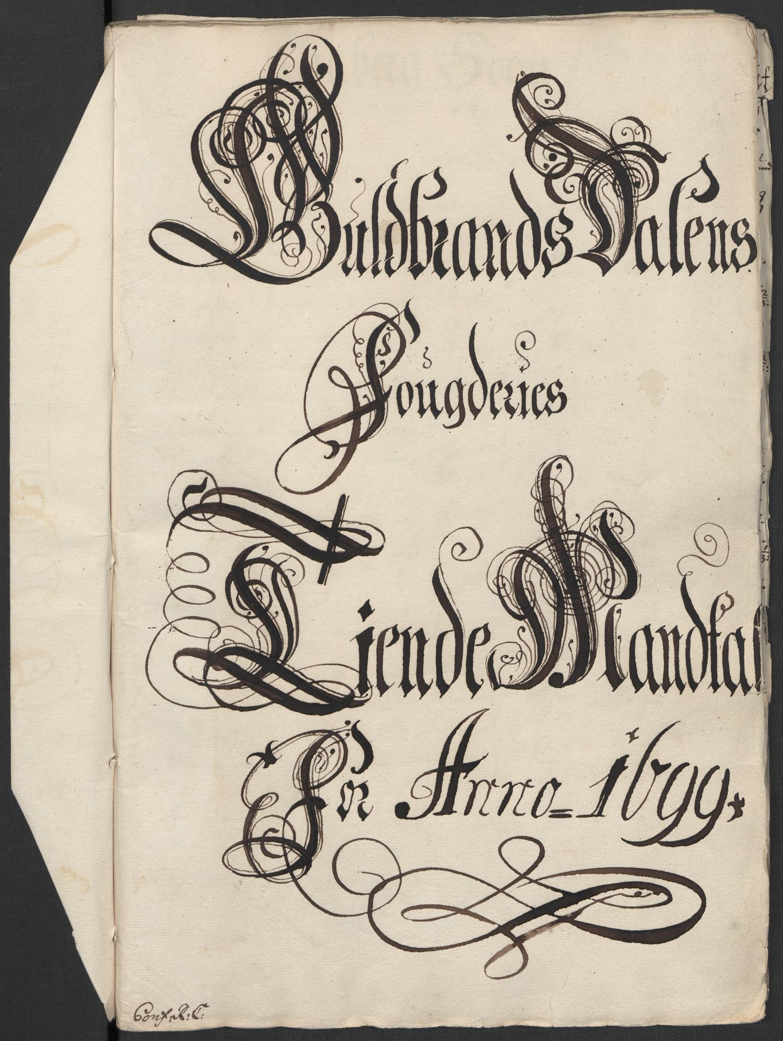 Rentekammeret inntil 1814, Reviderte regnskaper, Fogderegnskap, RA/EA-4092/R17/L1172: Fogderegnskap Gudbrandsdal, 1699, p. 110
