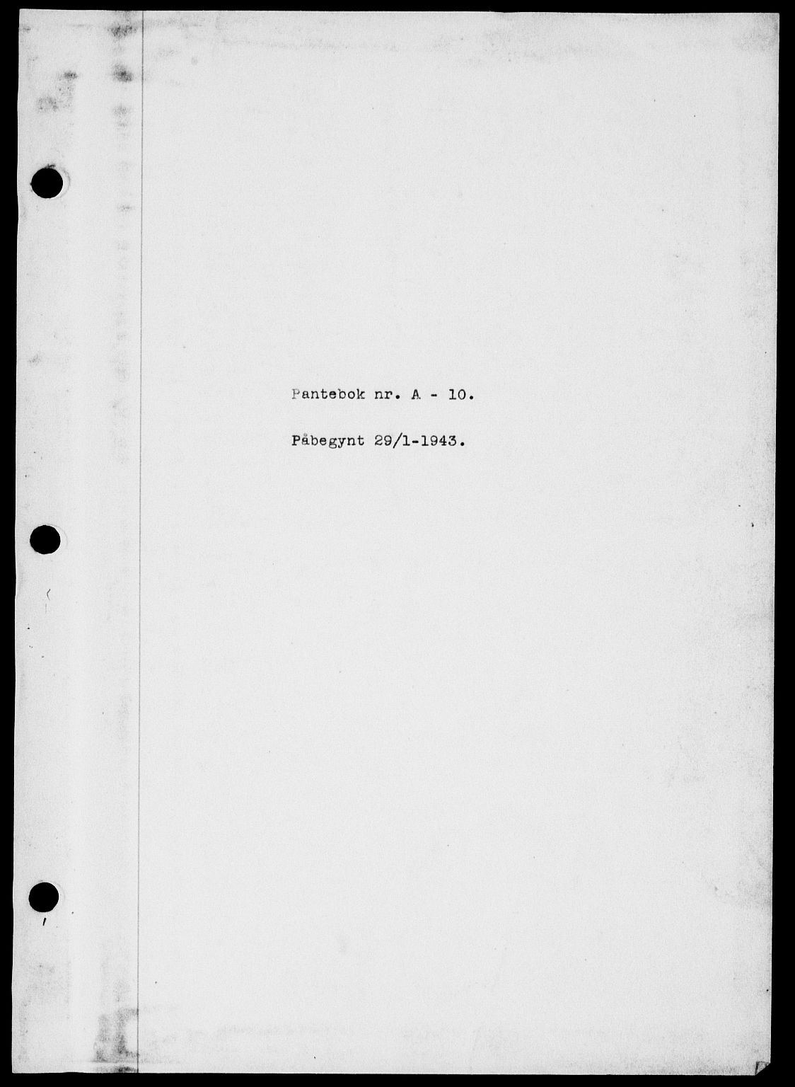 Onsøy sorenskriveri, SAO/A-10474/G/Ga/Gab/L0010: Mortgage book no. II A-10, 1943-1943