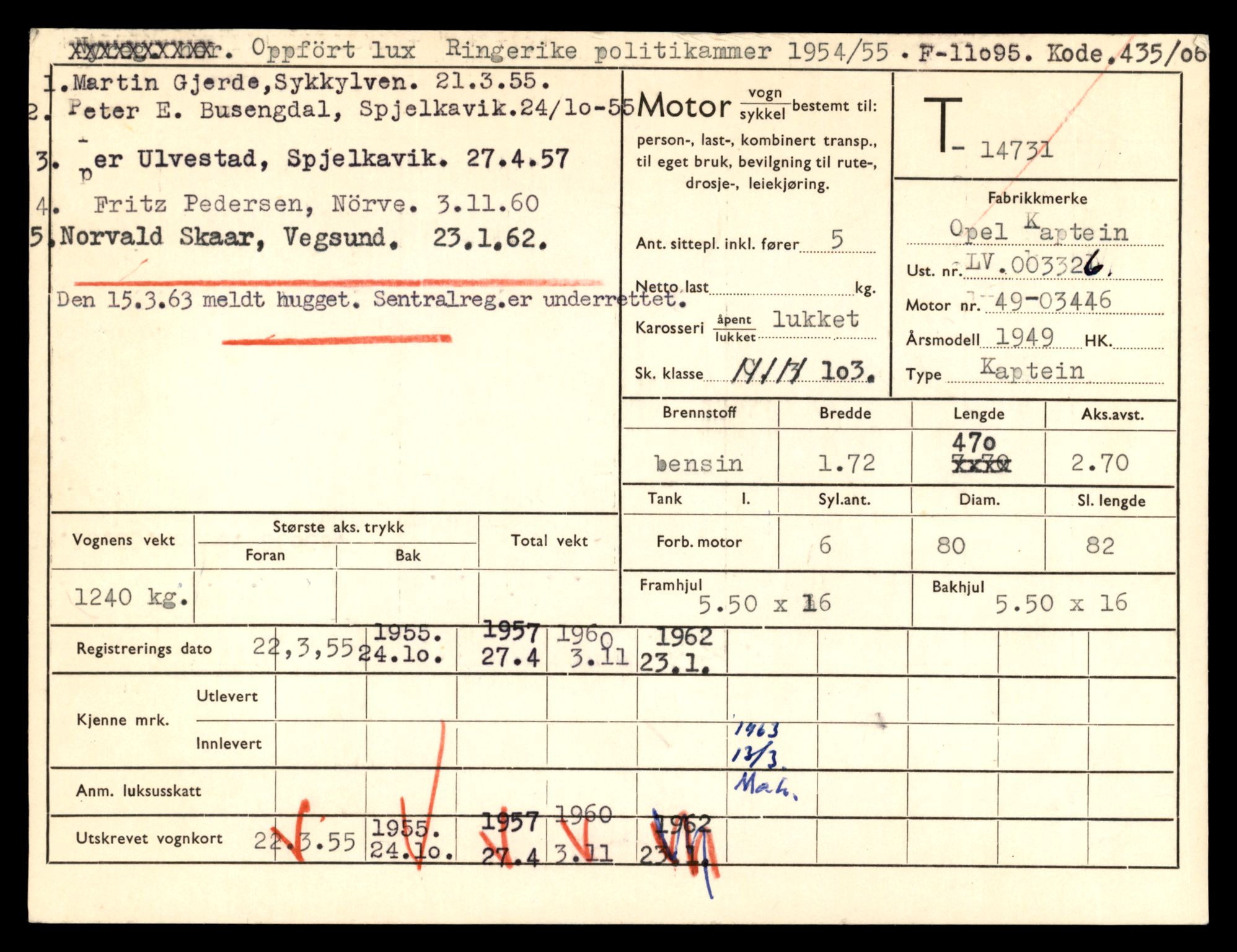 Møre og Romsdal vegkontor - Ålesund trafikkstasjon, AV/SAT-A-4099/F/Fe/L0048: Registreringskort for kjøretøy T 14721 - T 14863, 1927-1998, p. 181