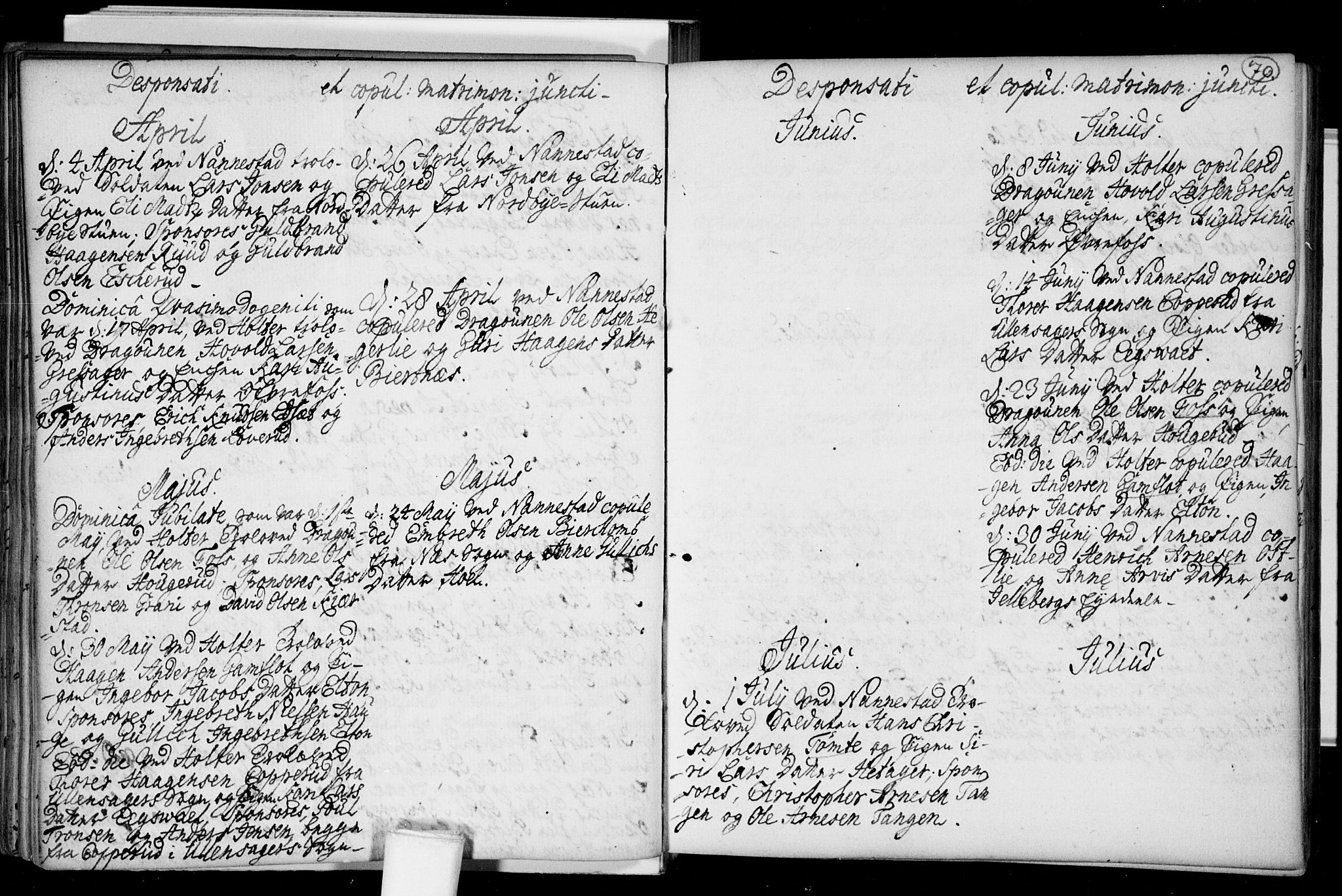 Nannestad prestekontor Kirkebøker, AV/SAO-A-10414a/F/Fa/L0005: Parish register (official) no. I 5, 1729-1738, p. 70