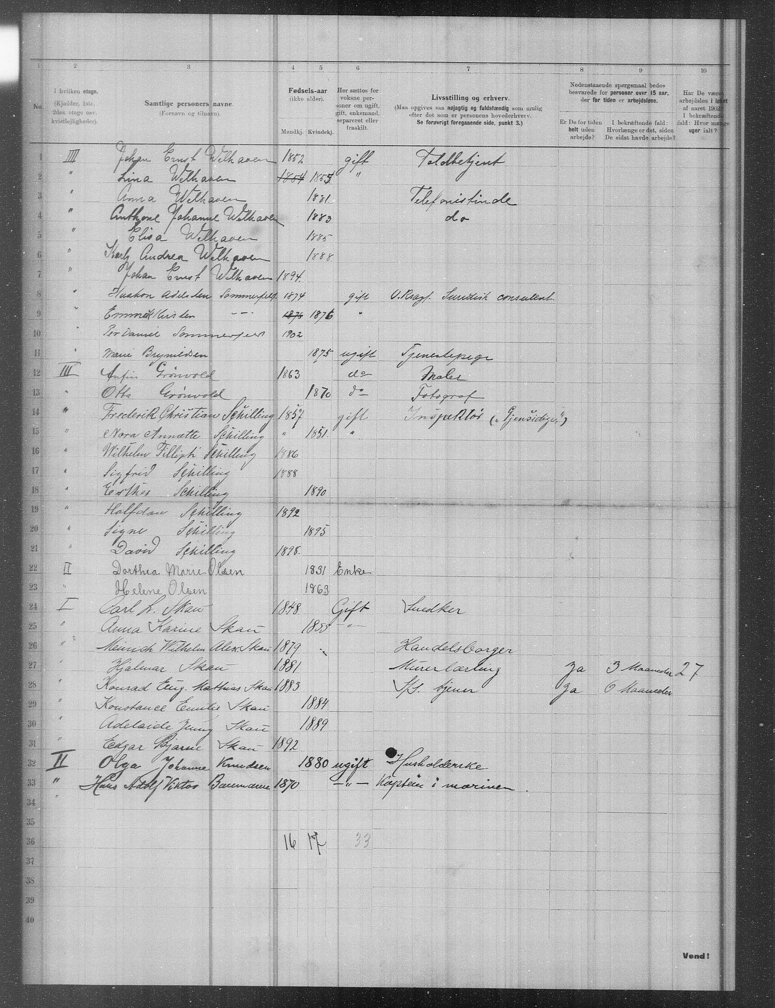 OBA, Municipal Census 1902 for Kristiania, 1902, p. 11415