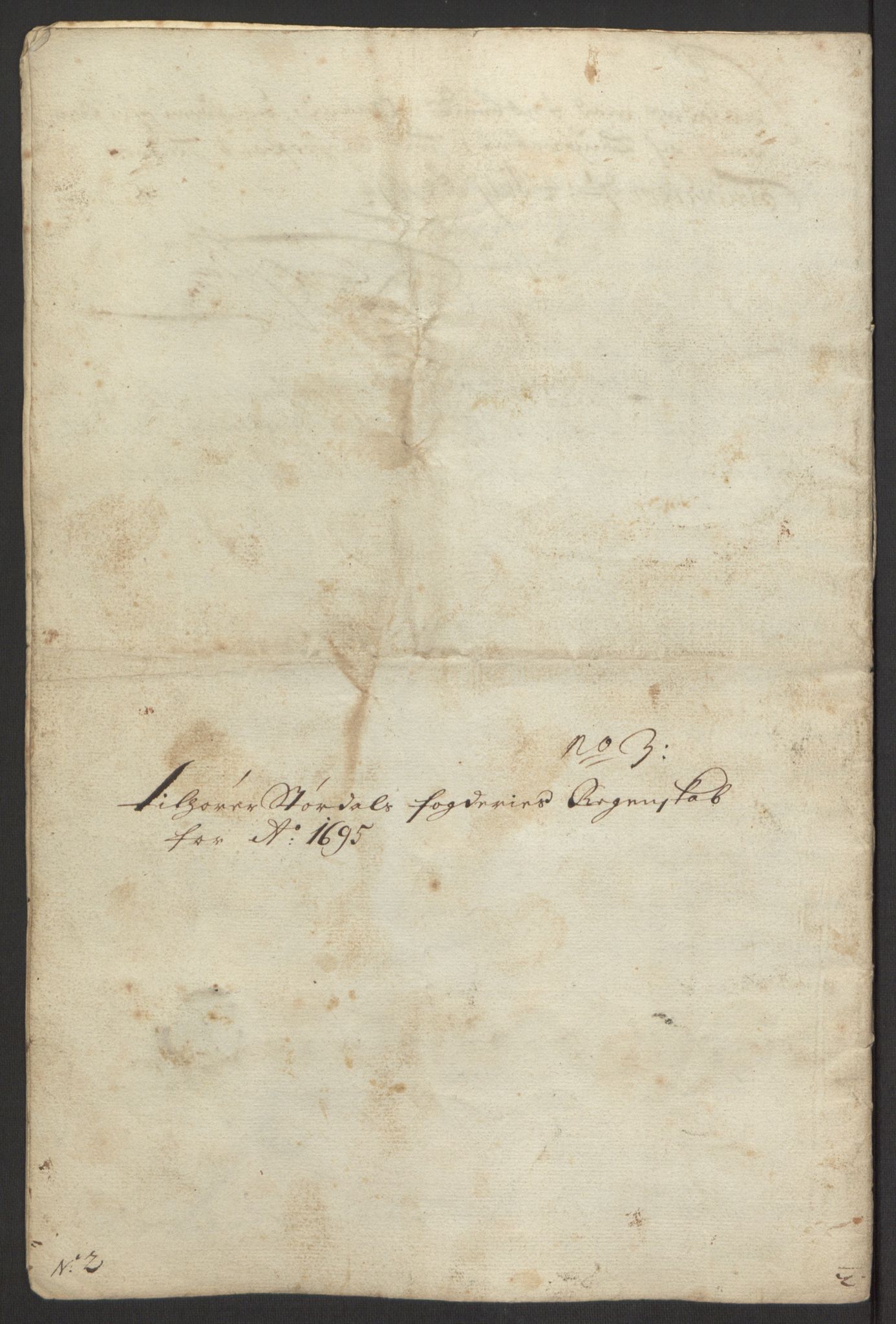 Rentekammeret inntil 1814, Reviderte regnskaper, Fogderegnskap, AV/RA-EA-4092/R62/L4187: Fogderegnskap Stjørdal og Verdal, 1695, p. 153