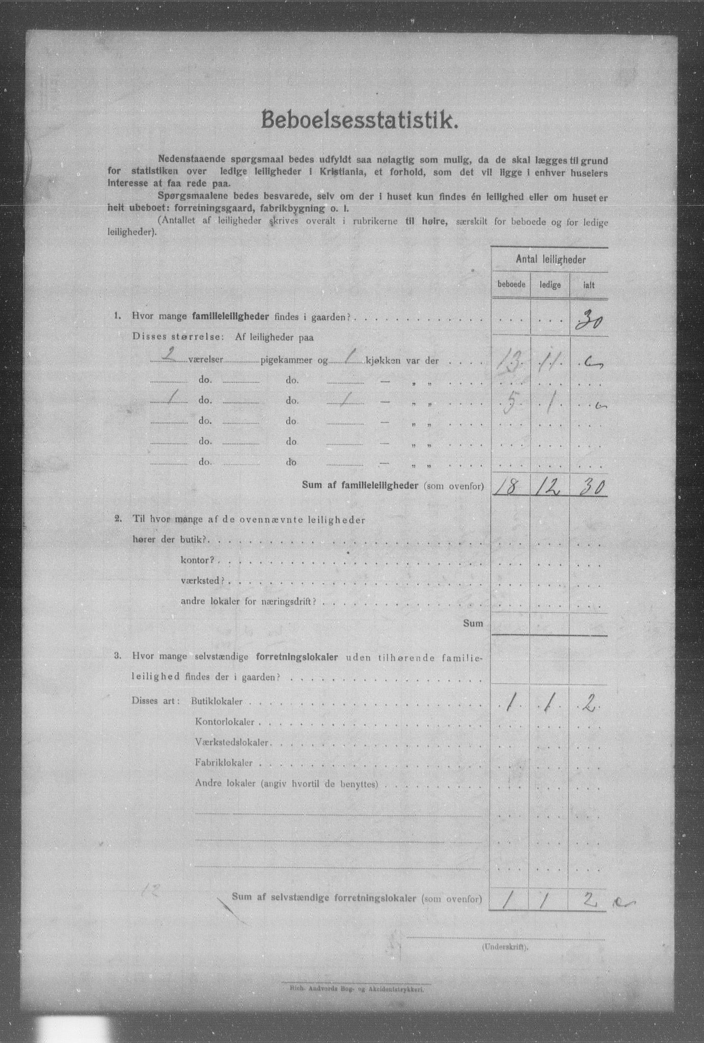 OBA, Municipal Census 1904 for Kristiania, 1904, p. 580